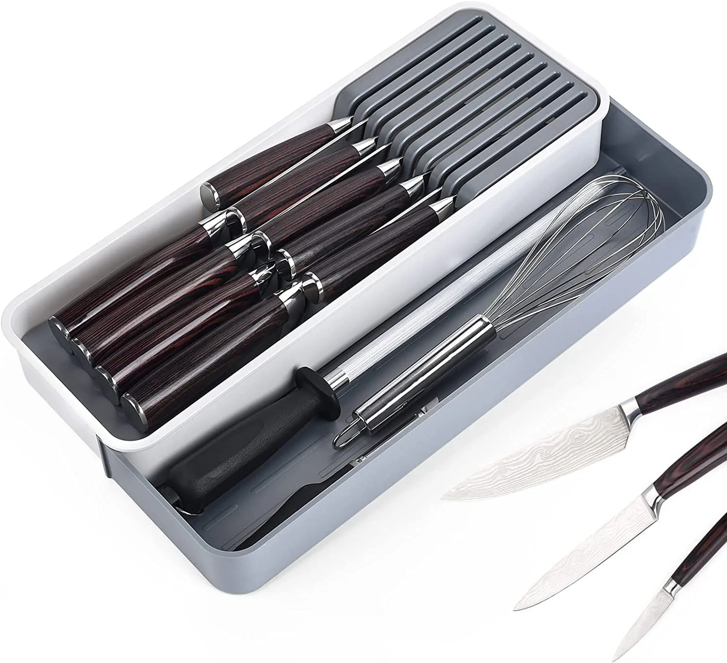 expandable knife drawer organizer 1