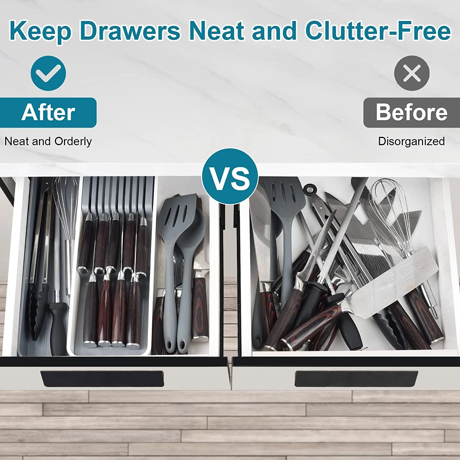expandable knife drawer organizer 2
