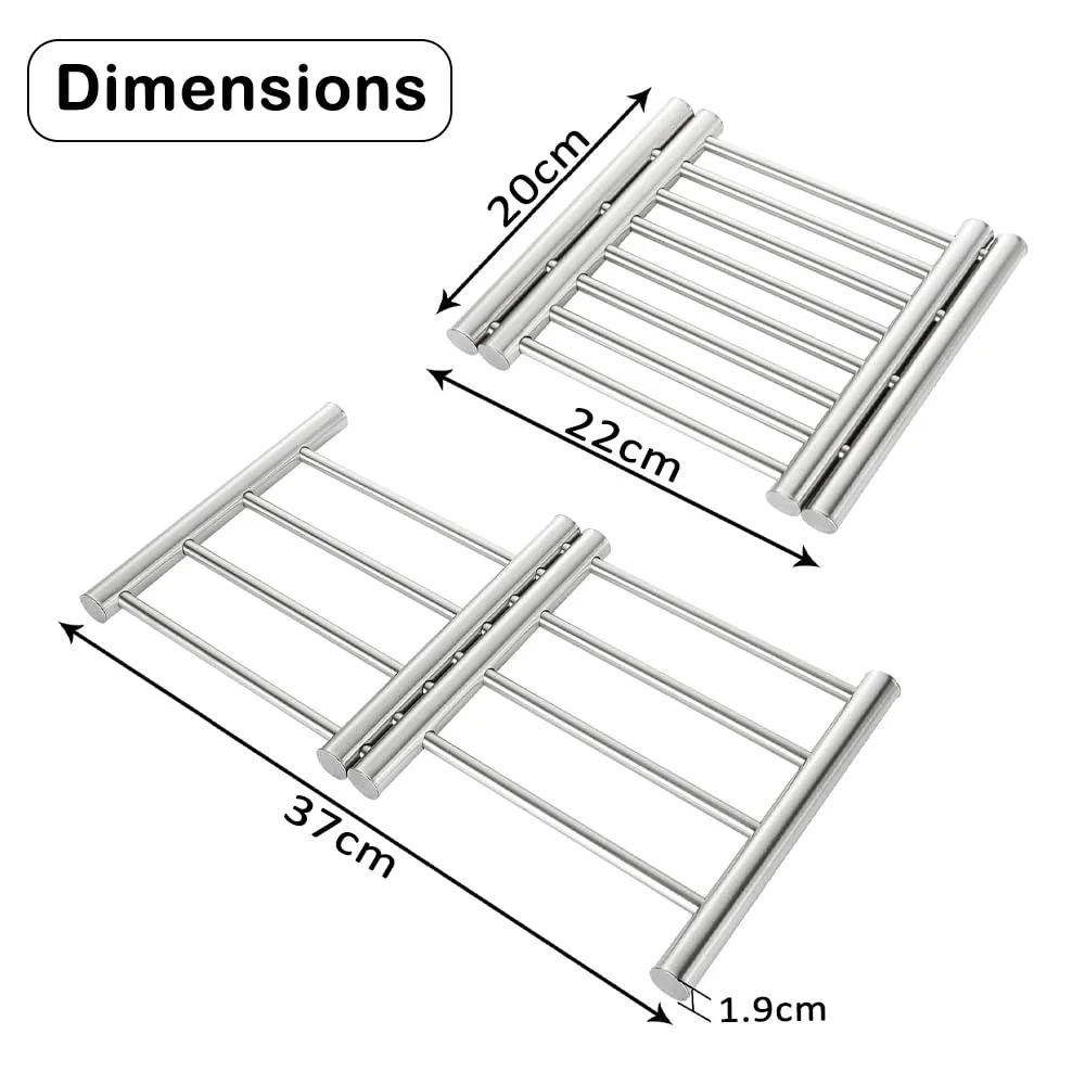extendable stainless steel trivet 2