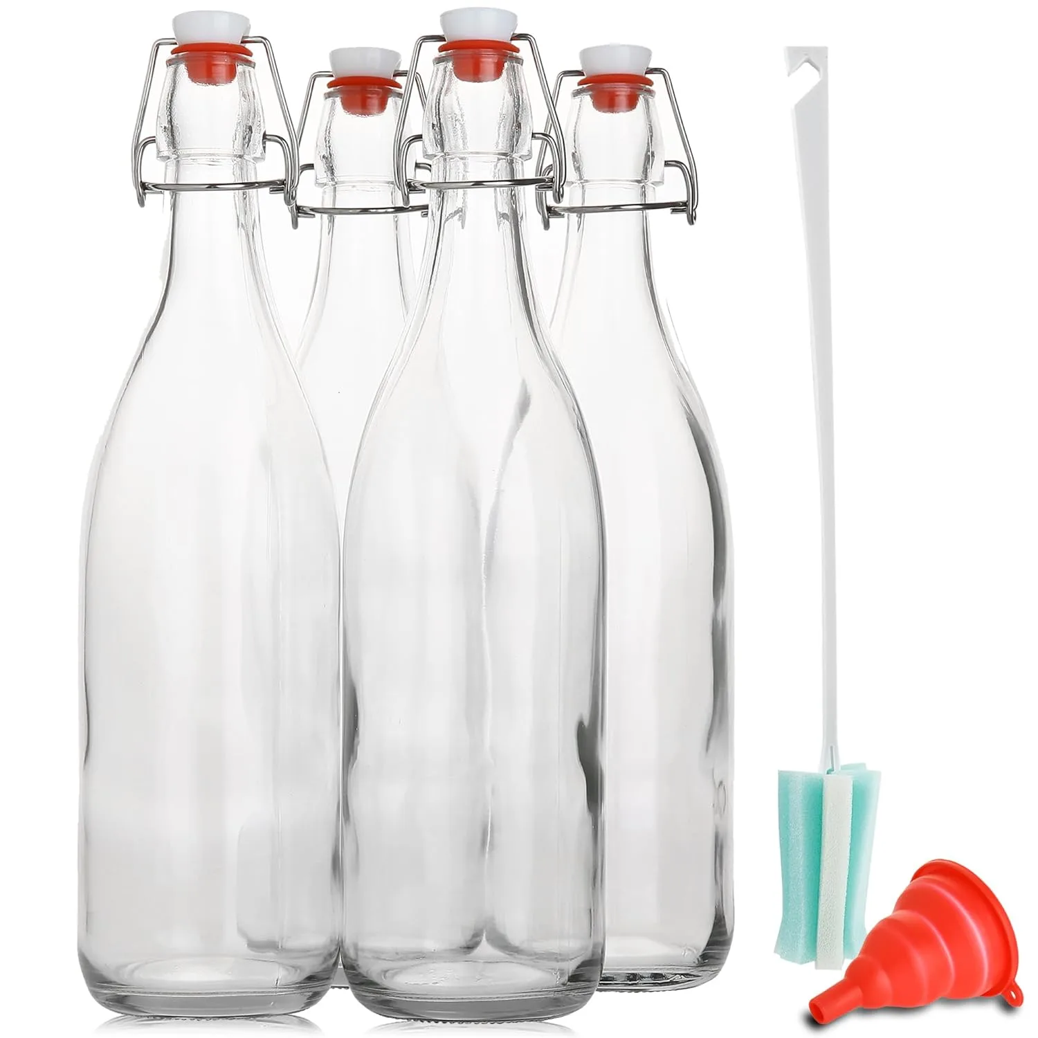 flip top glass bottles 2