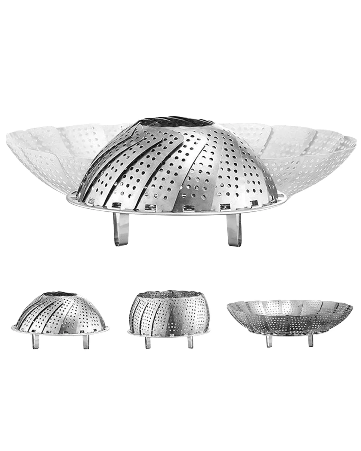 folding vegetable steamer basket 1