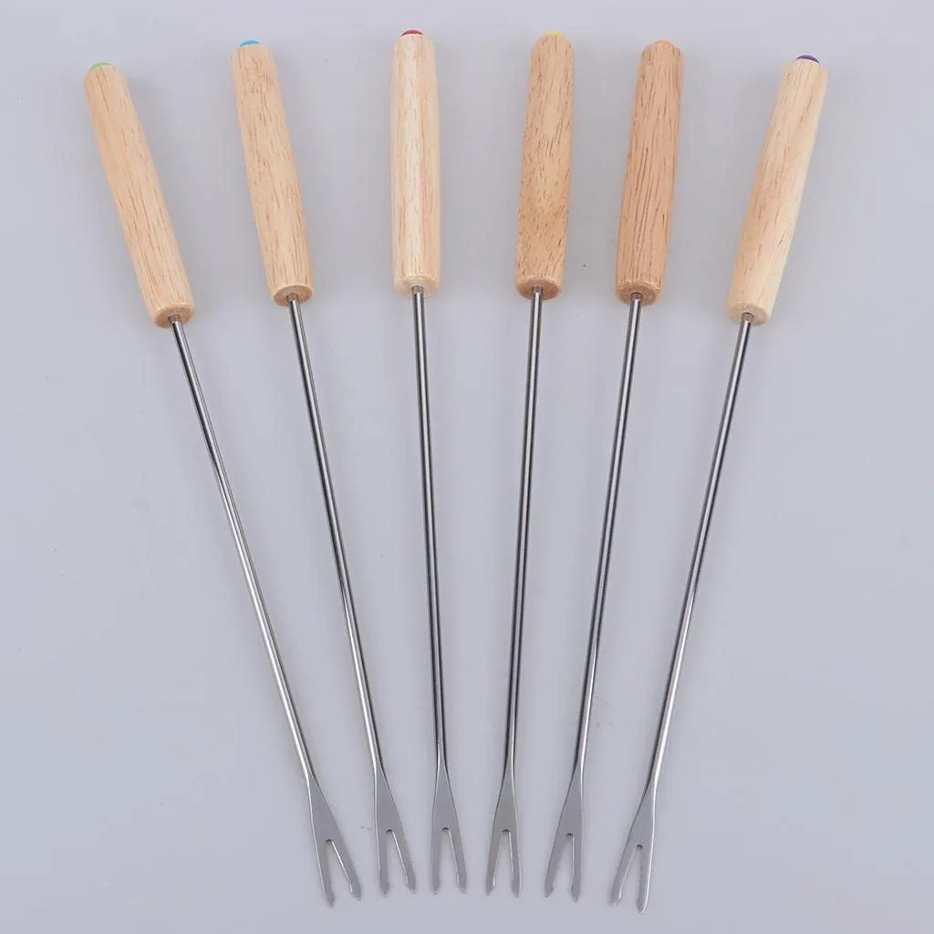 fondue forks chocolate cheese 2