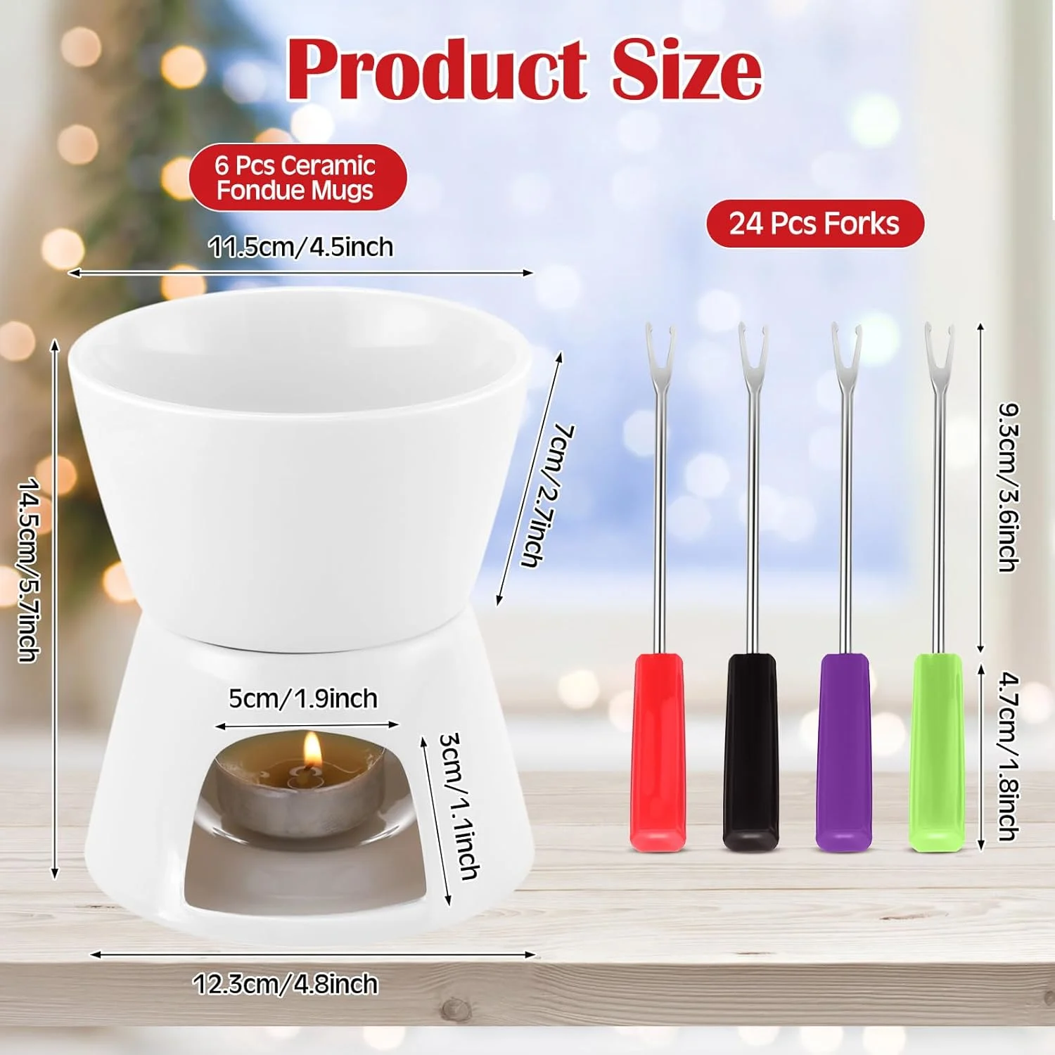 fondue mug set ceramic 2