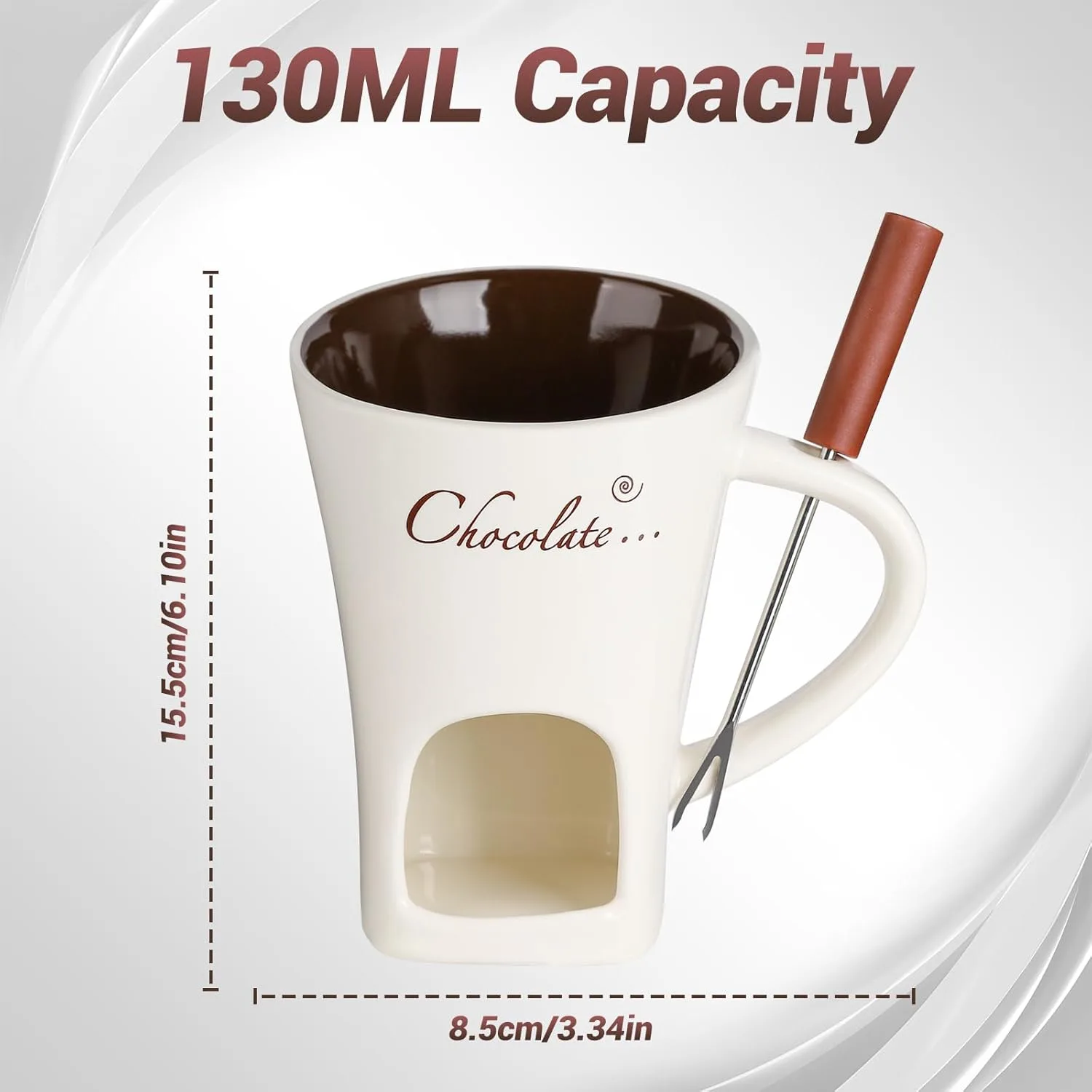 fondue mug set fork 2