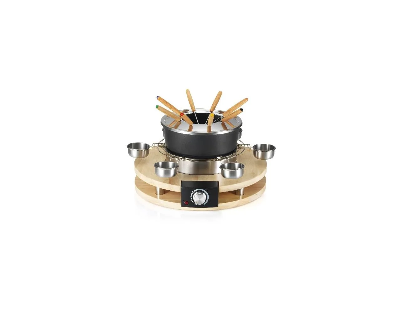 fondue pot wood 1