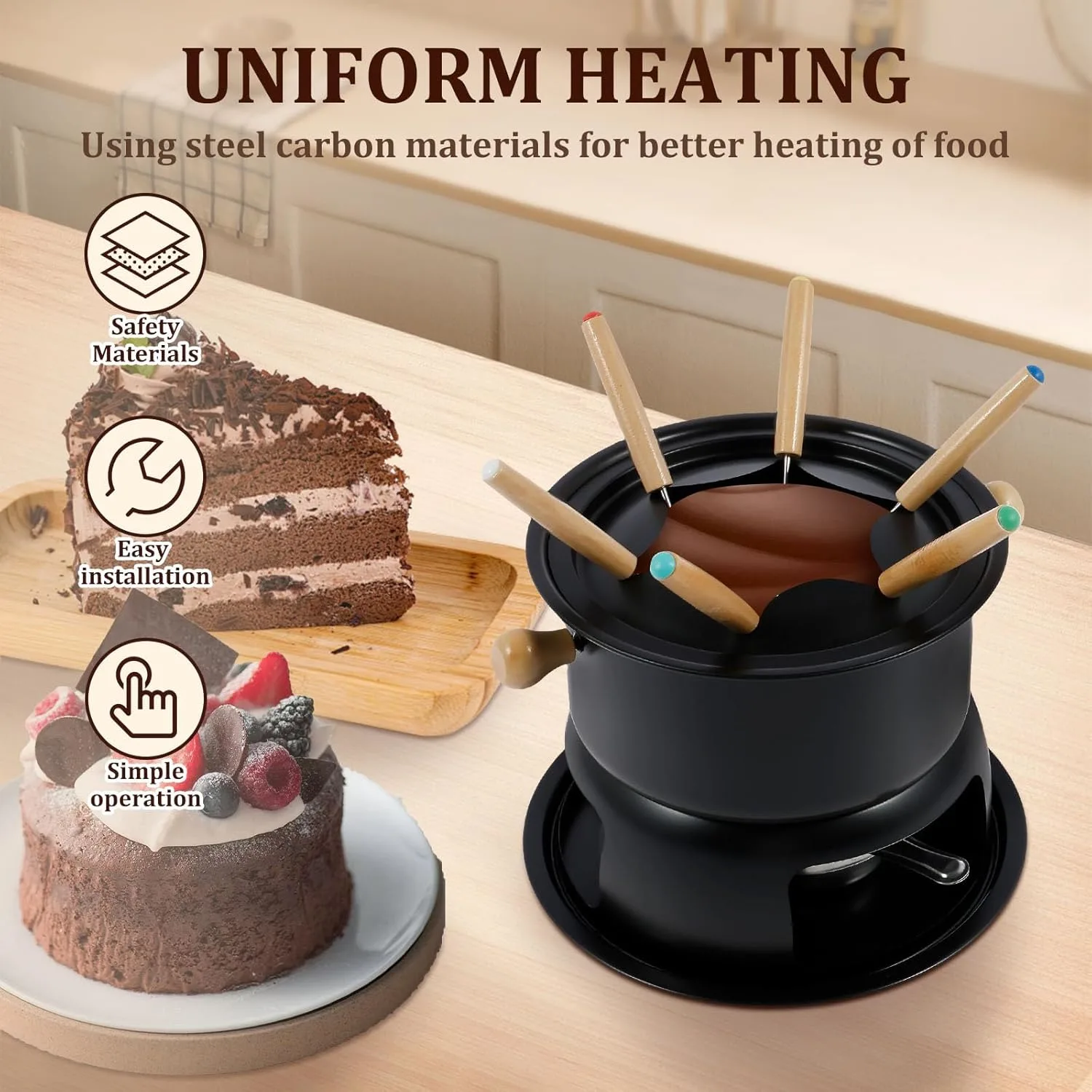 fondue set chocolate 2