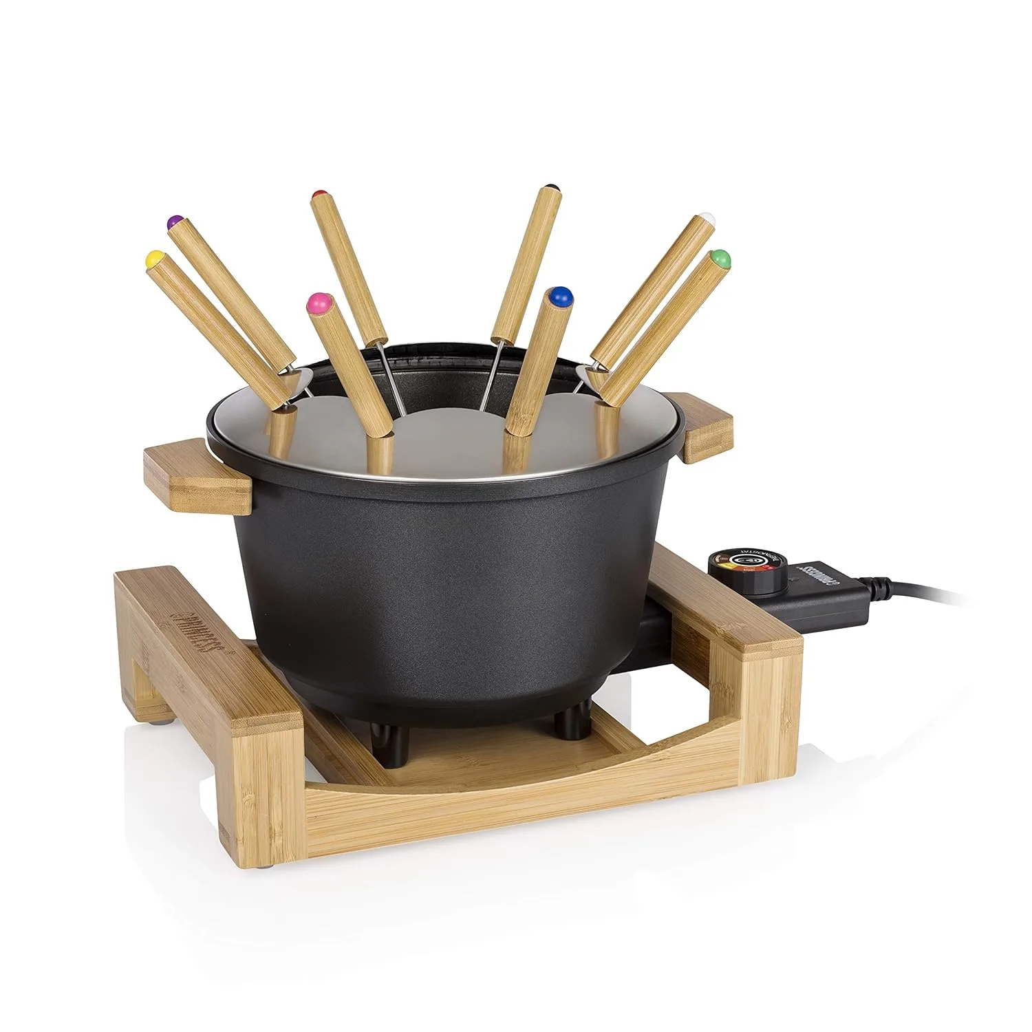fondue set chocolate oil 1