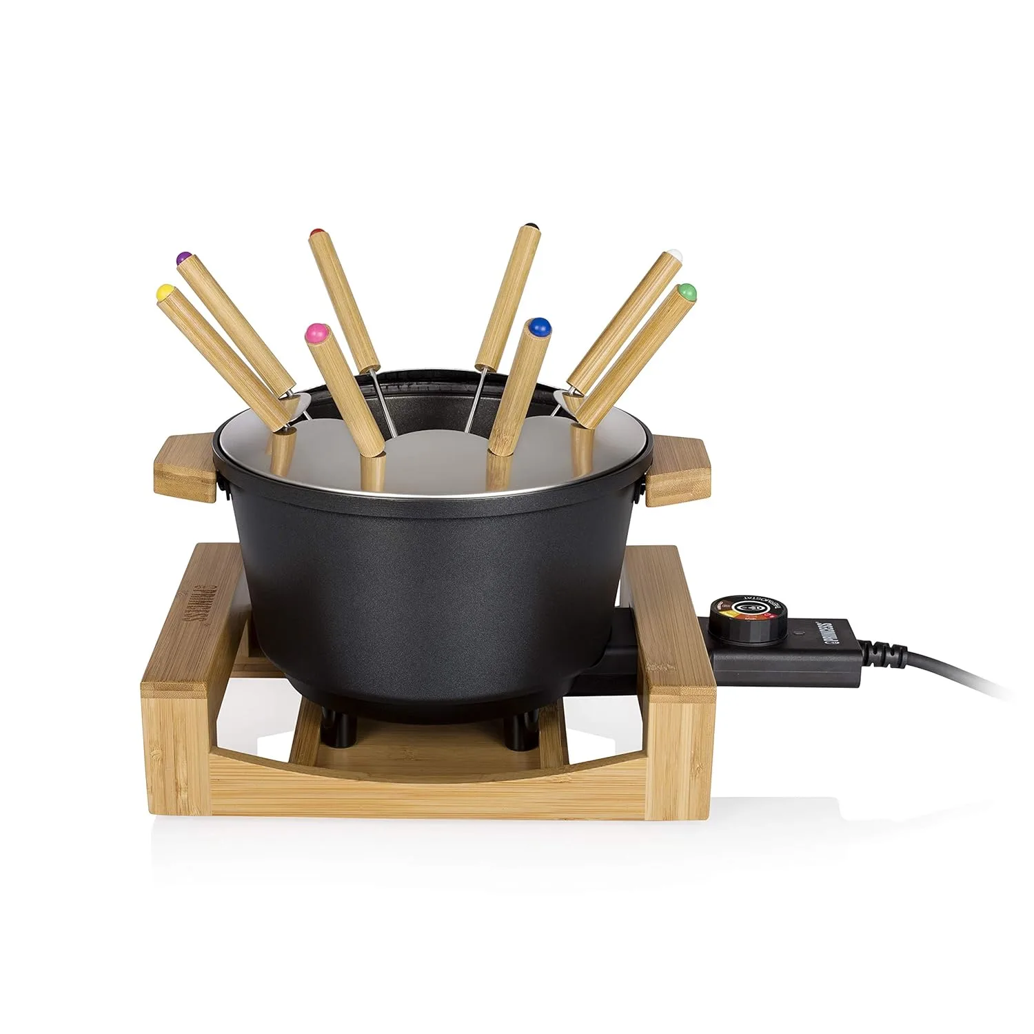 fondue set chocolate oil 2