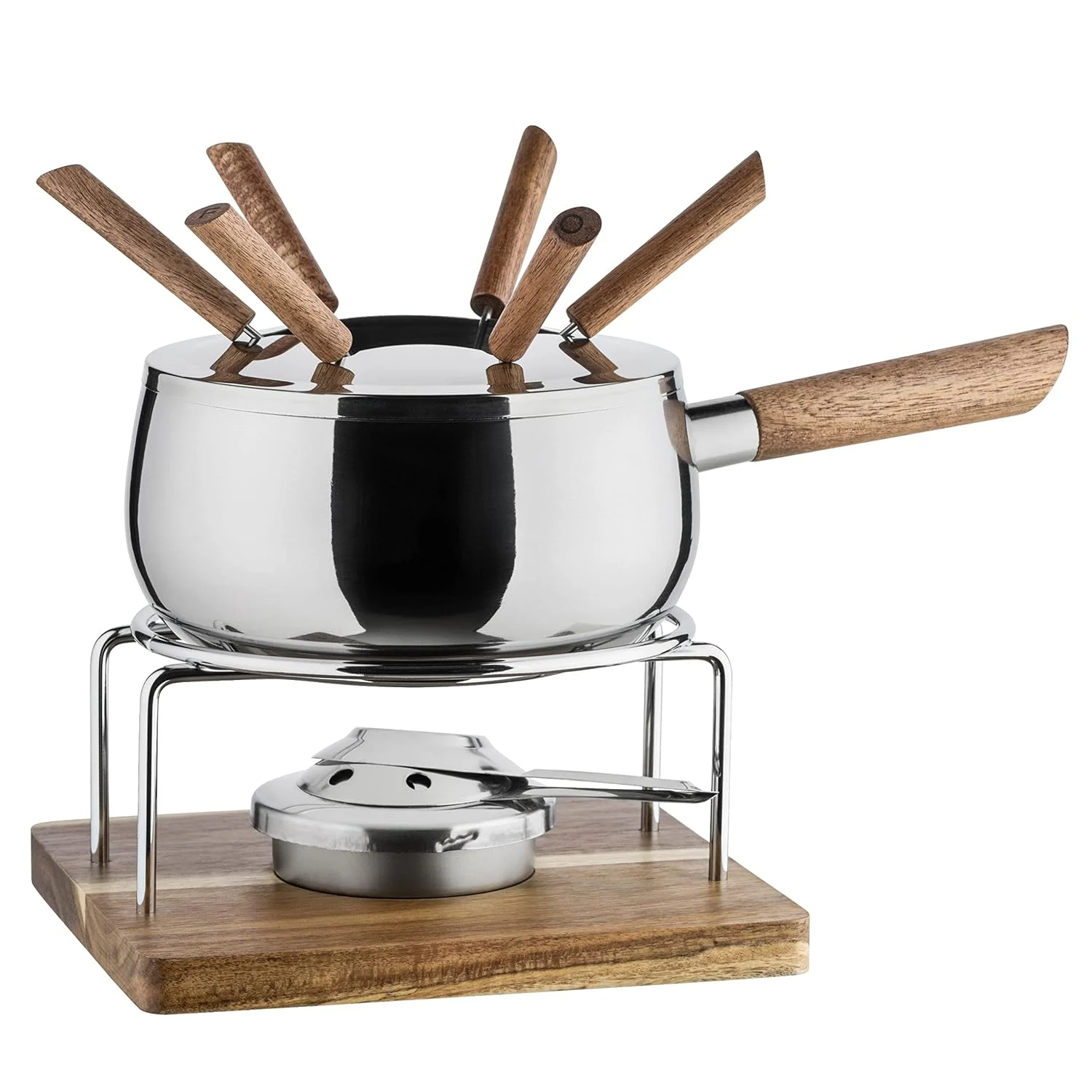 fondue set rustic 1