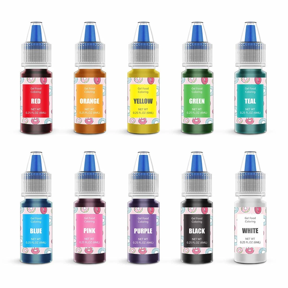 food coloring gel set 1