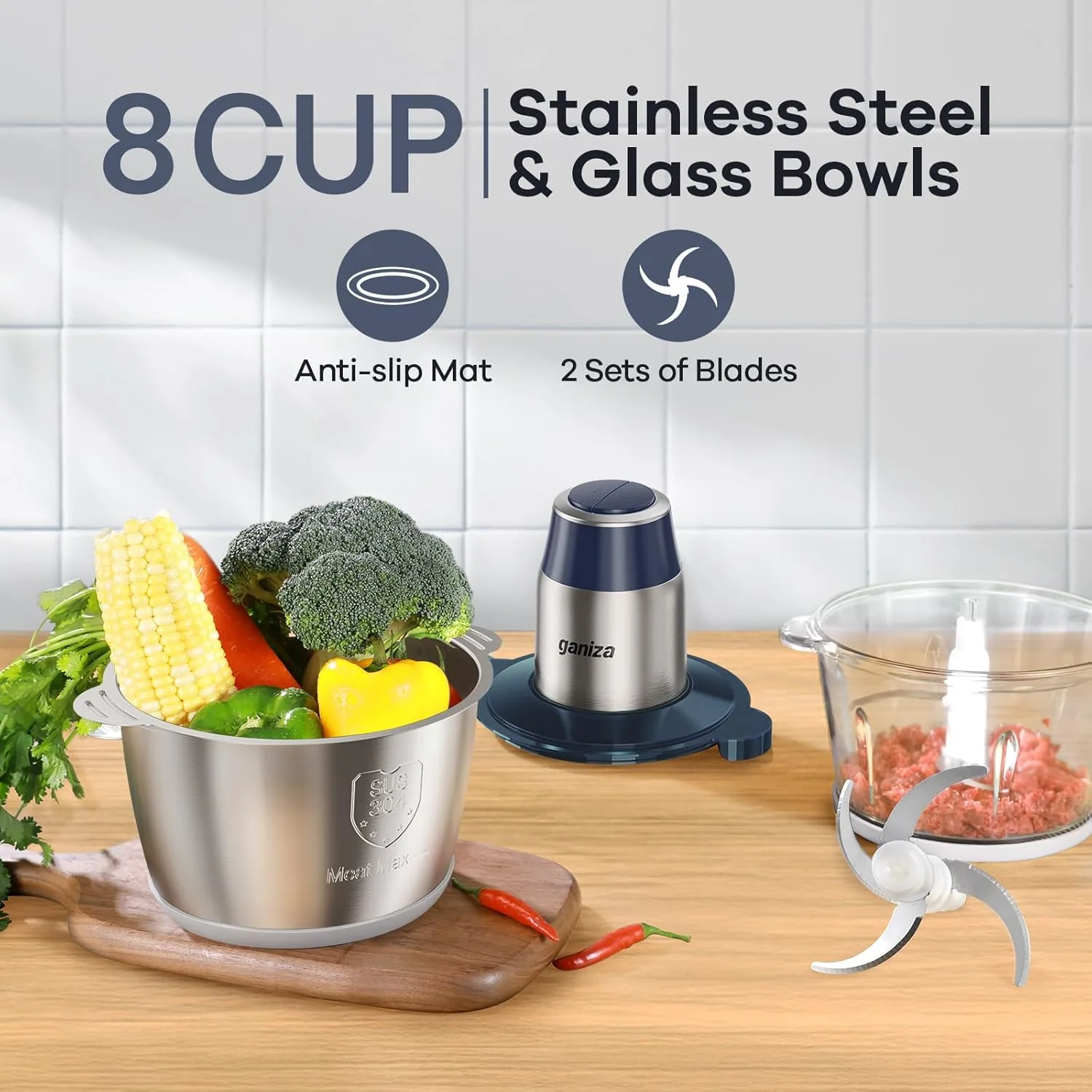 food processor meat chopper 2