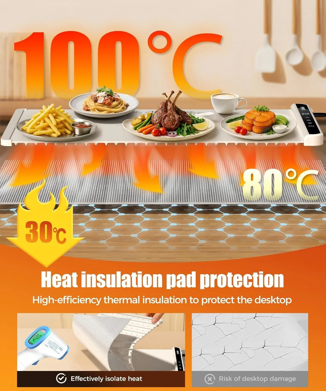 food warming mat pad 2