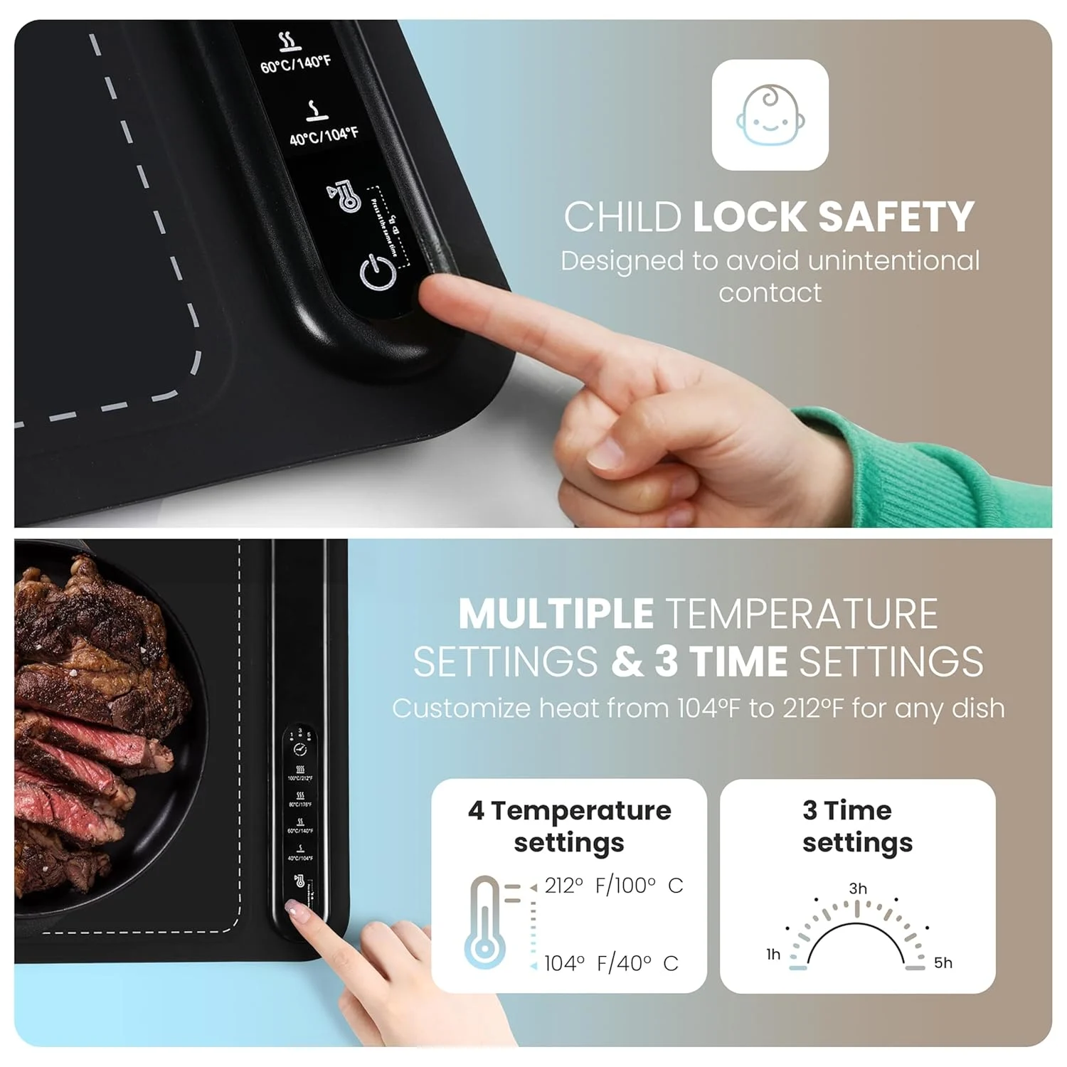 food warming mat portable 2