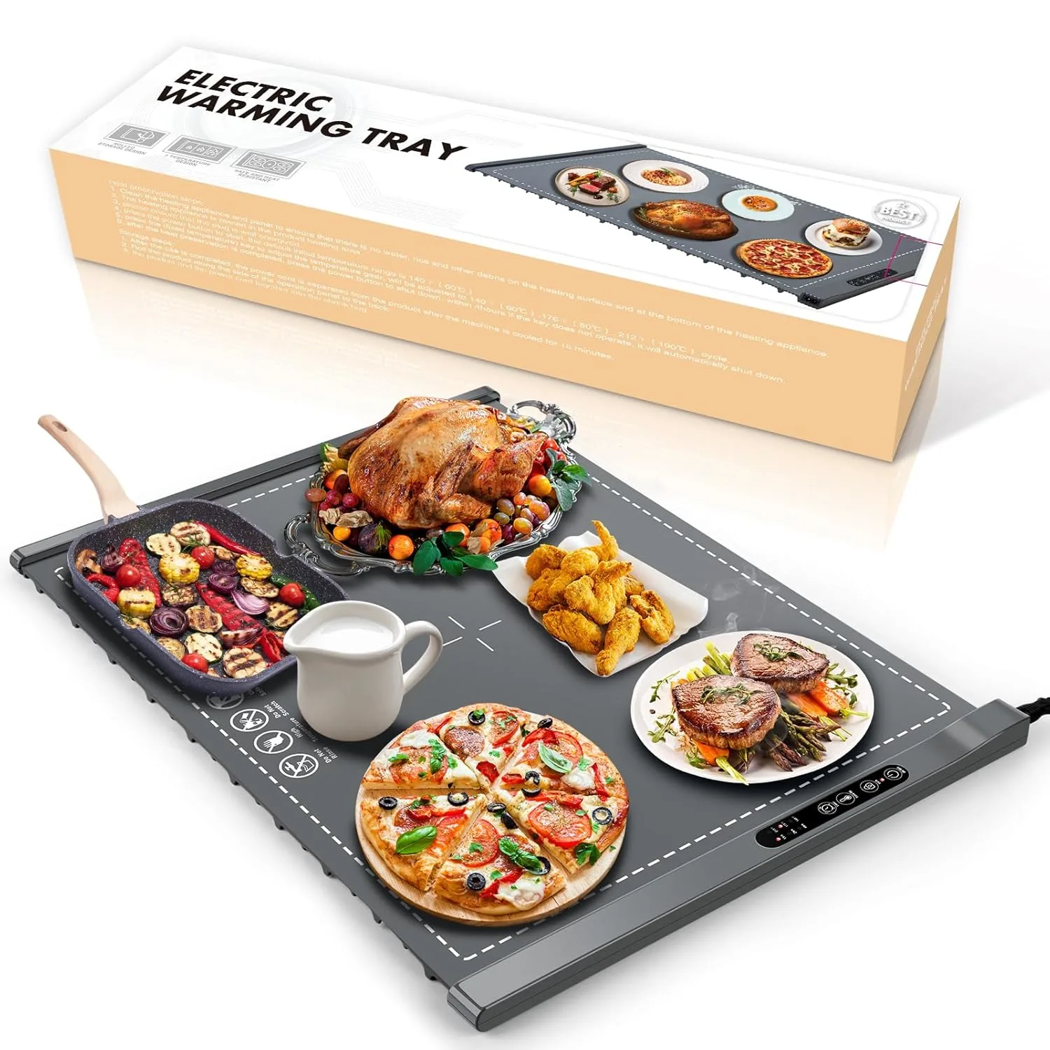 food warming mat tray 1
