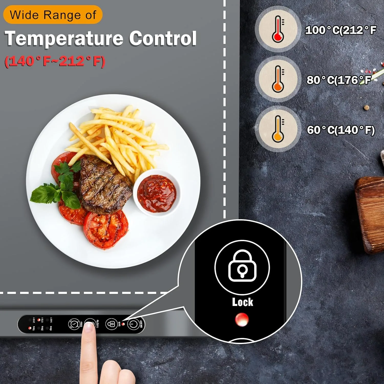food warming mat tray 2