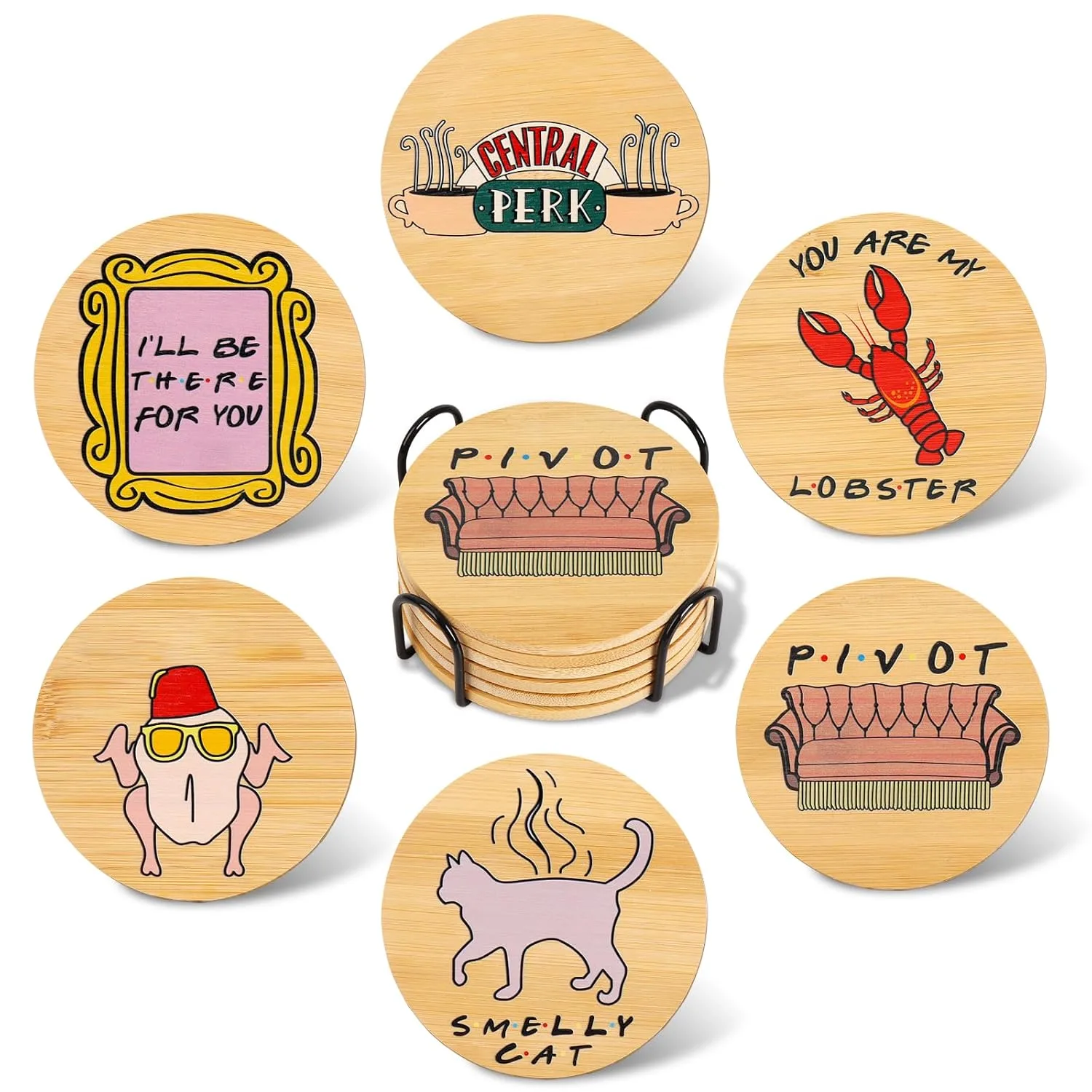 friends coasters set 1
