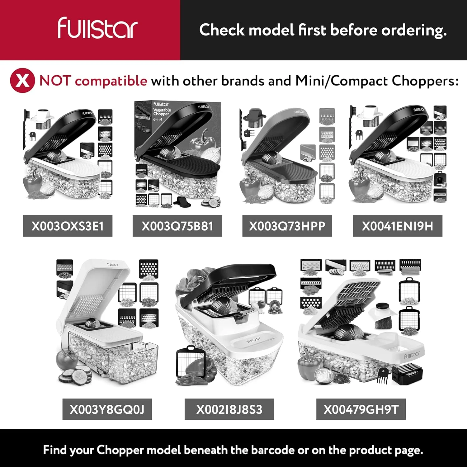 fullstar chopper blade set 2