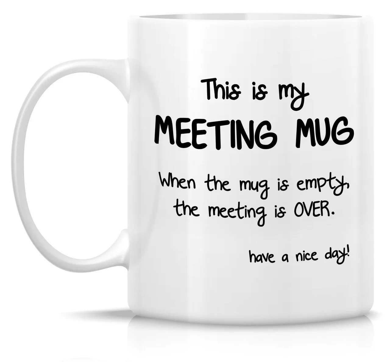 funny meeting coffee mug 2