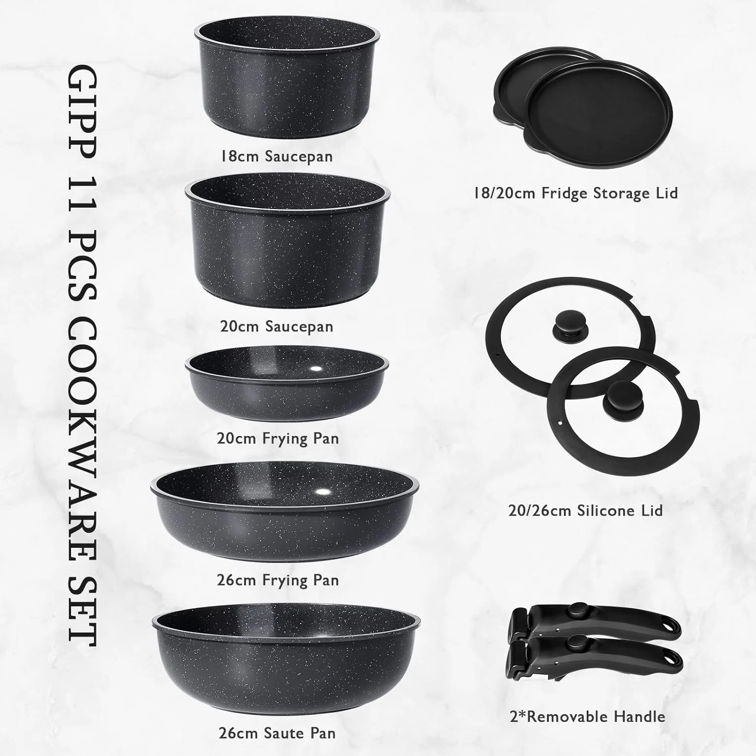 gipp pots pans set 2