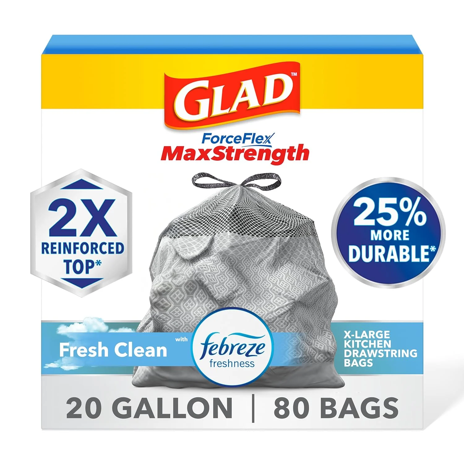 glad maxstrength kitchen bags 1