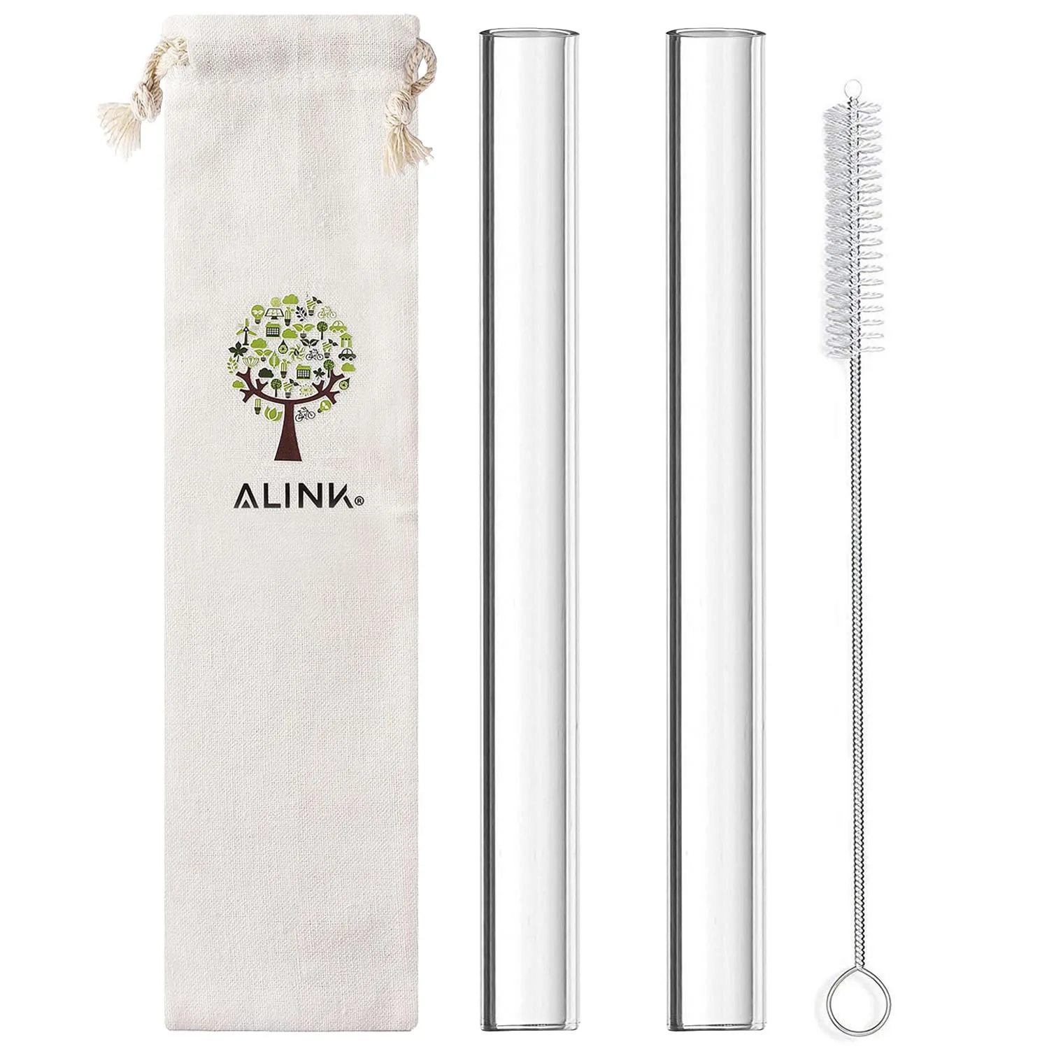 glass boba straws set 1