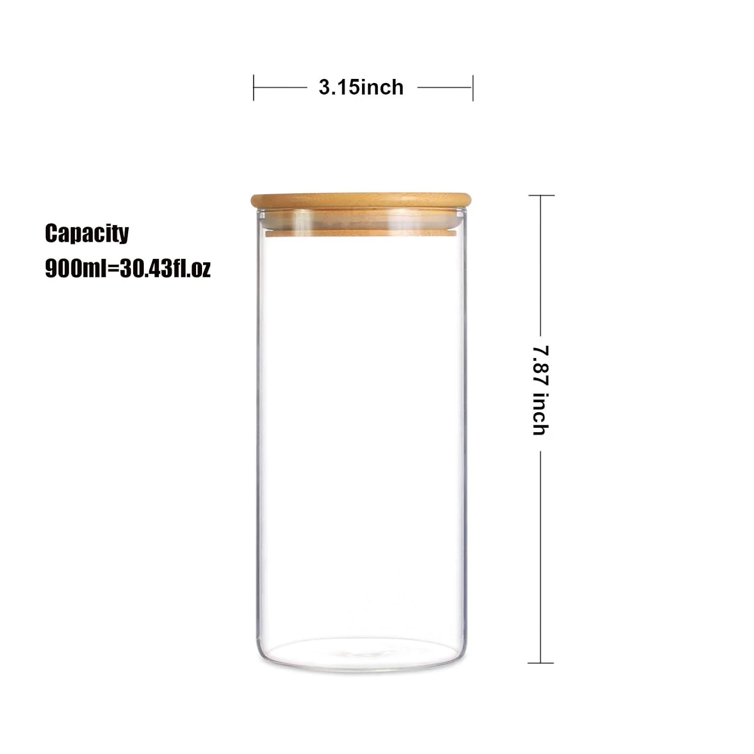 glass storage jars 2