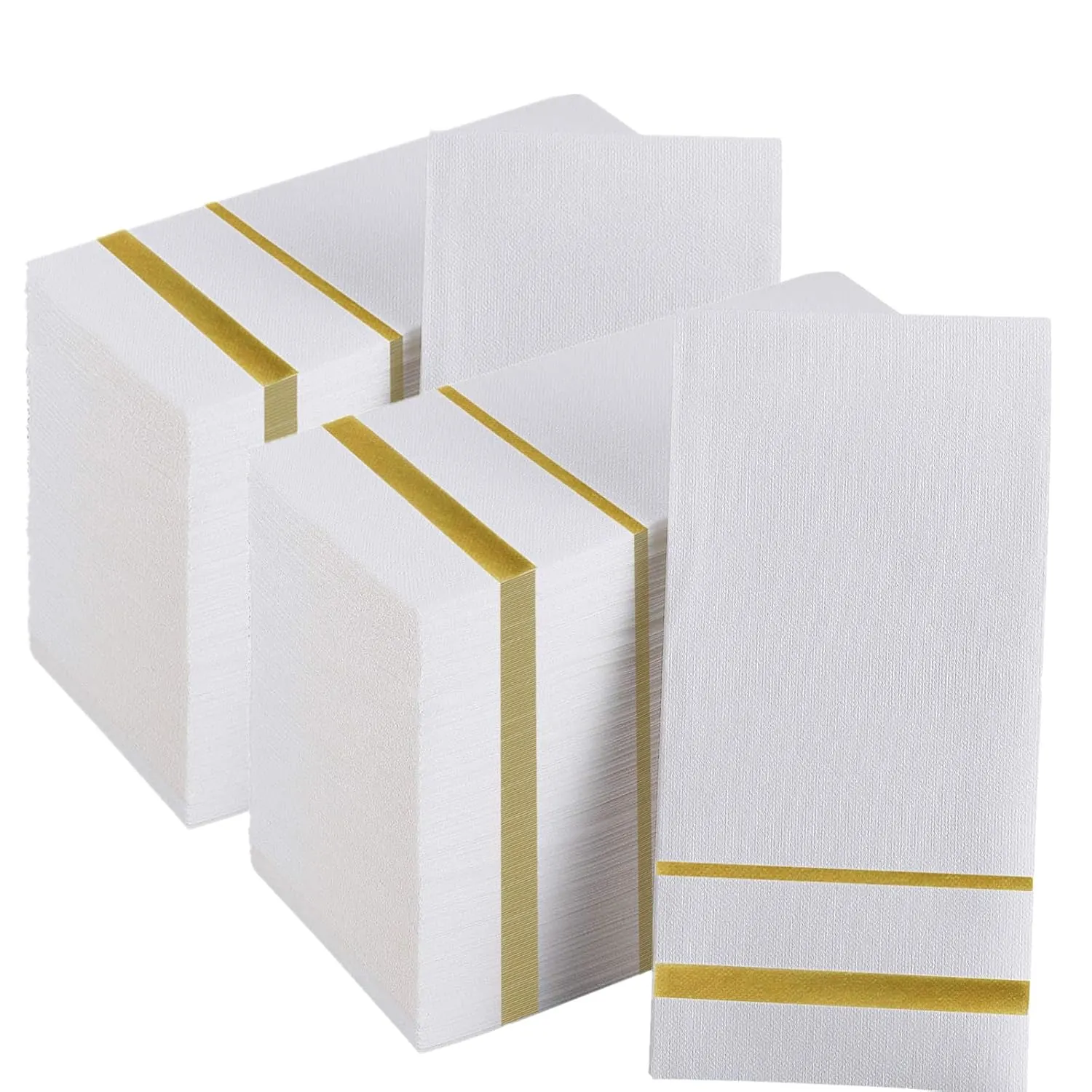 gold napkins hand towels 1