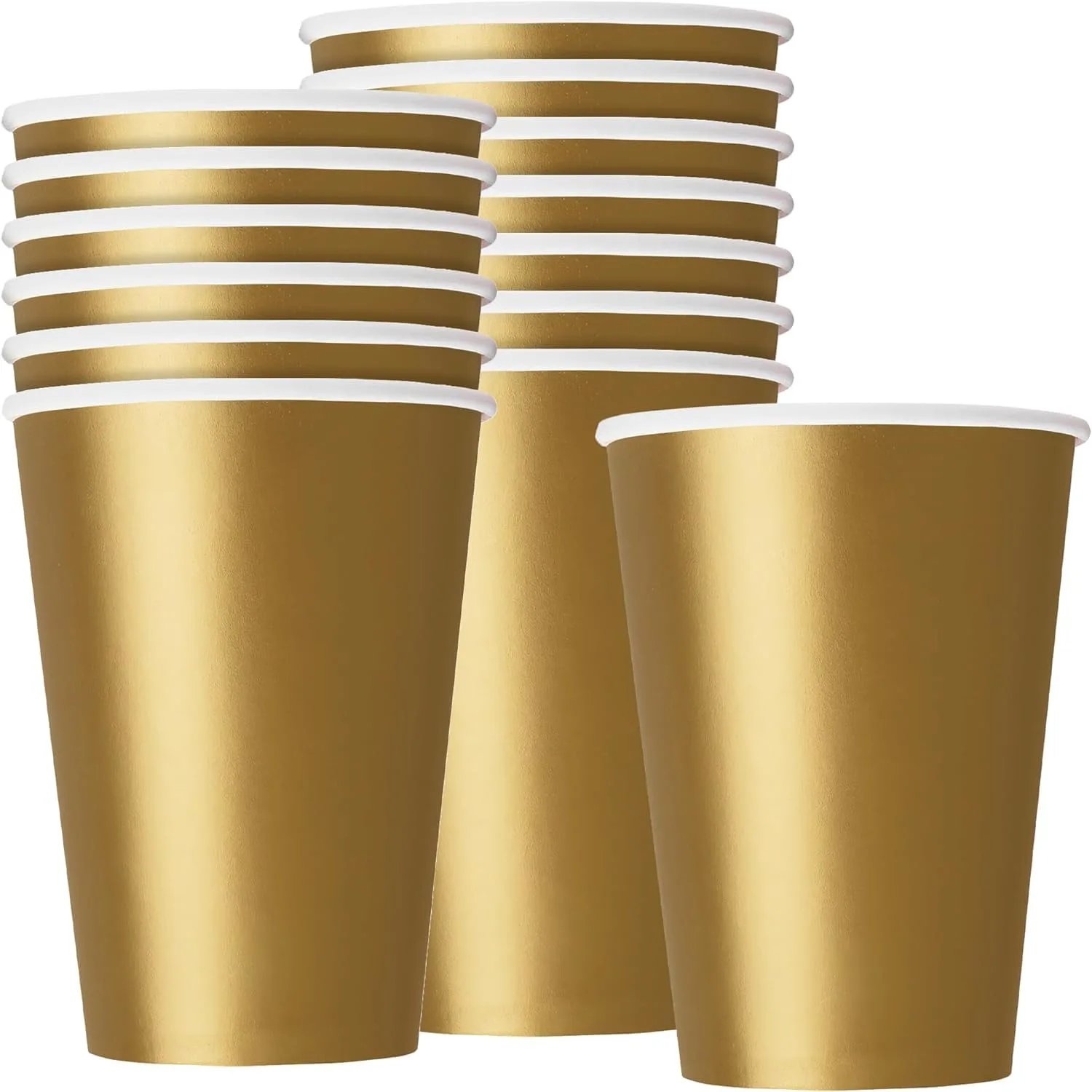 gold paper cups 1