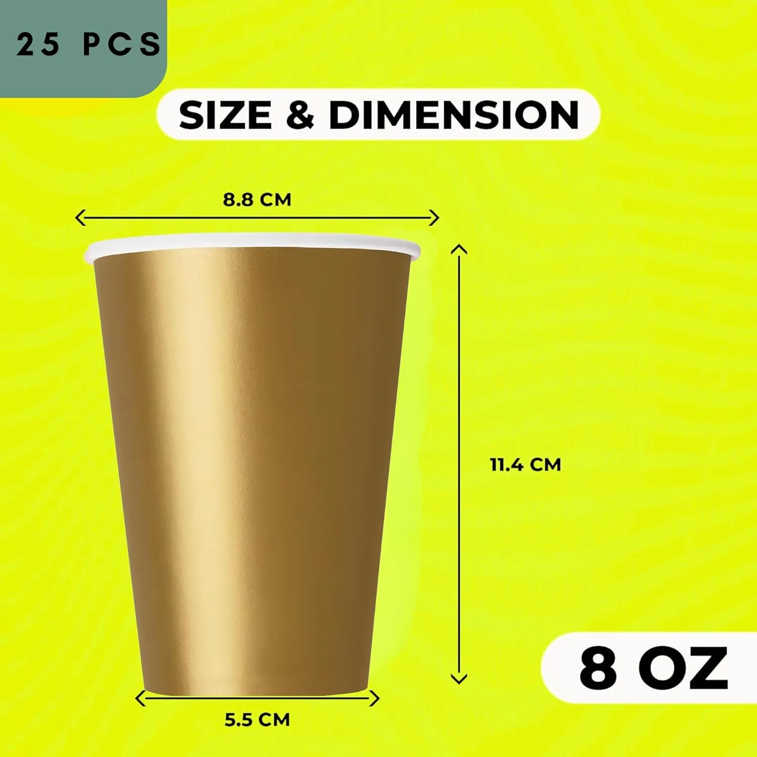gold paper cups 2