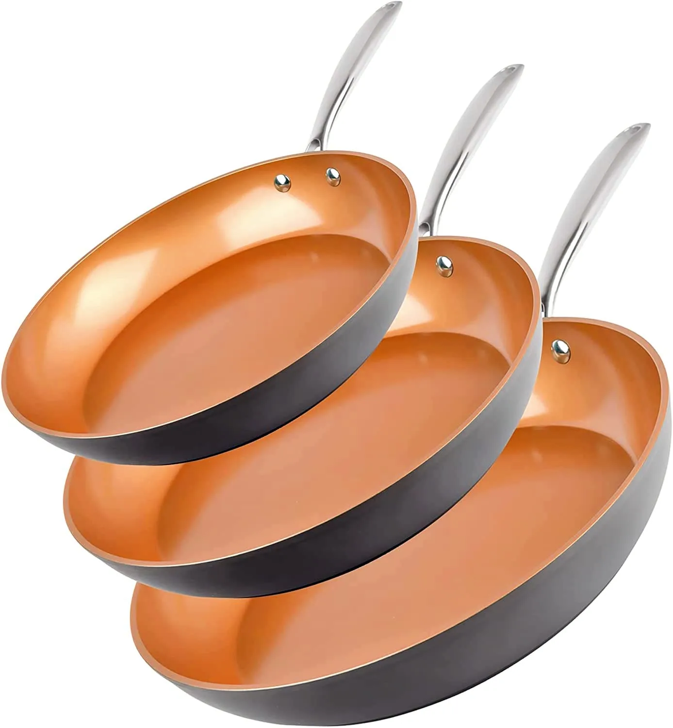 gotham steel skillet set 1