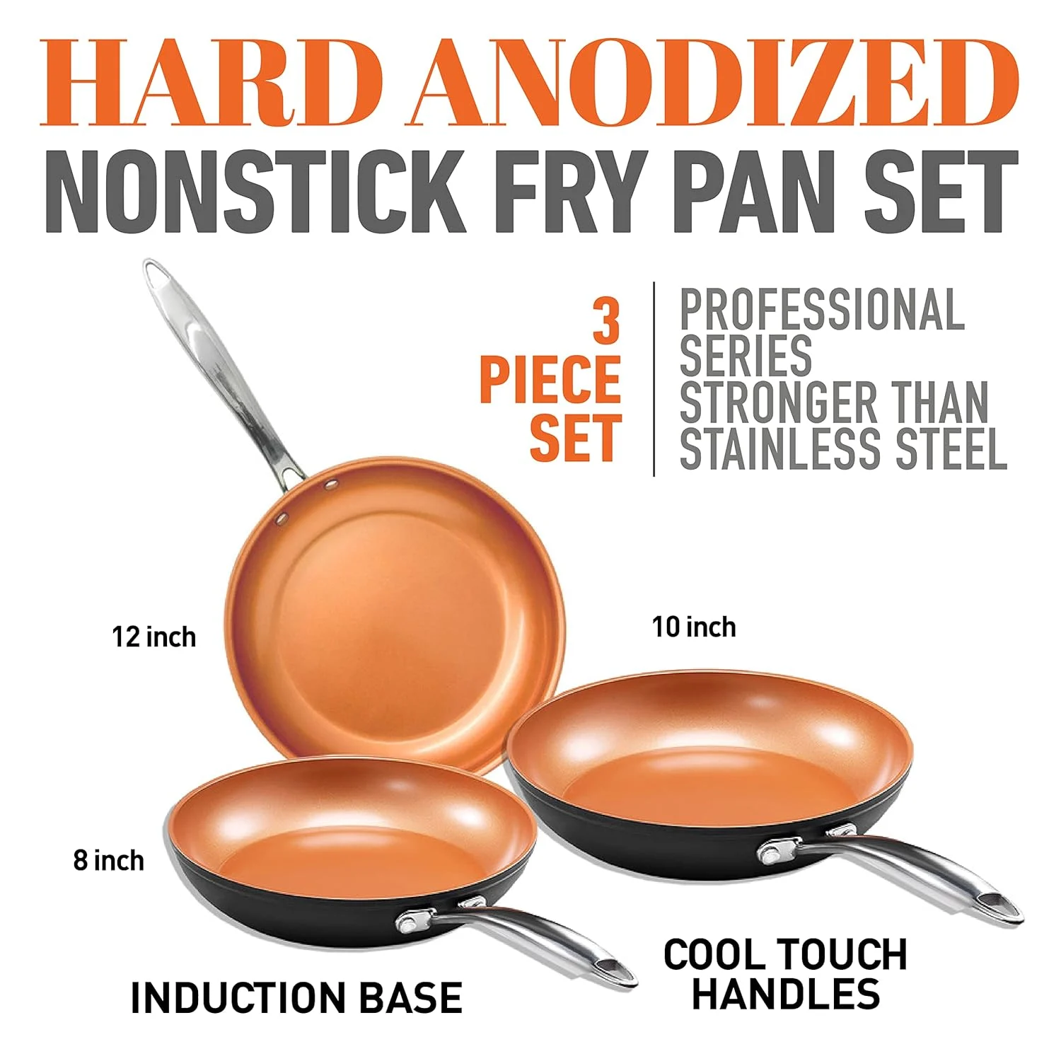 gotham steel skillet set 2