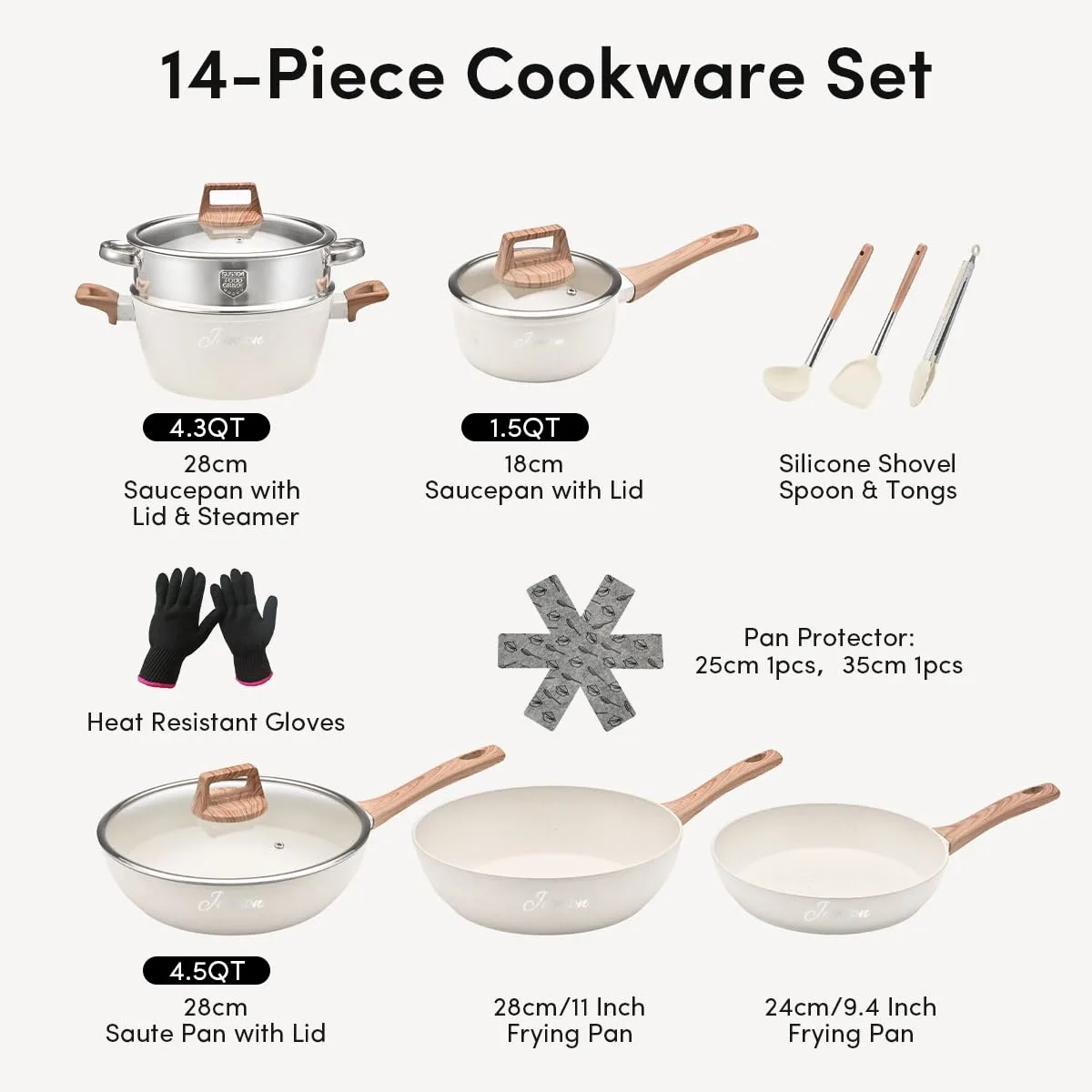 granite cookware set nonstick 2