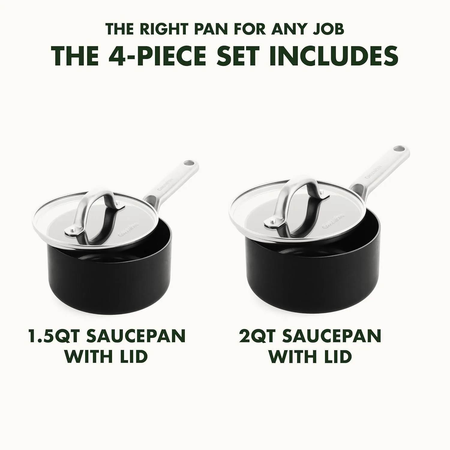 greenpan saucepan set 2