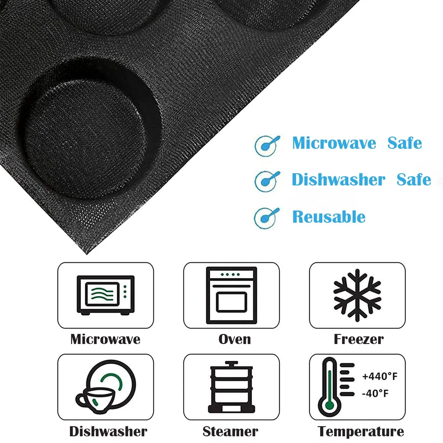 hamburger bun pan silicone 2