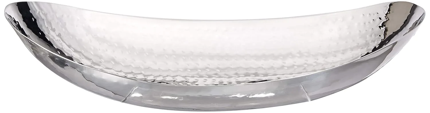 hammered steel fruit bowl 2