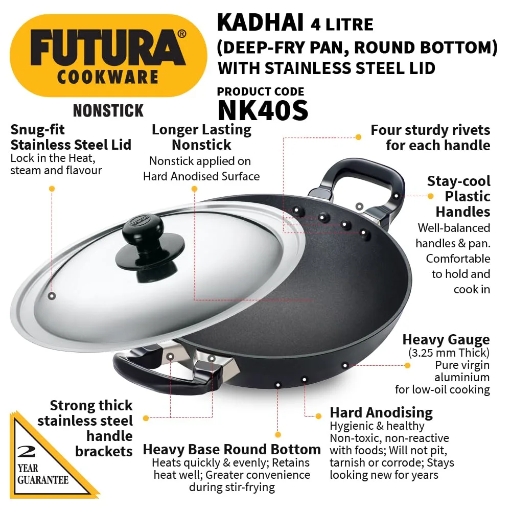 hawkins futura nonstick kadhai 2