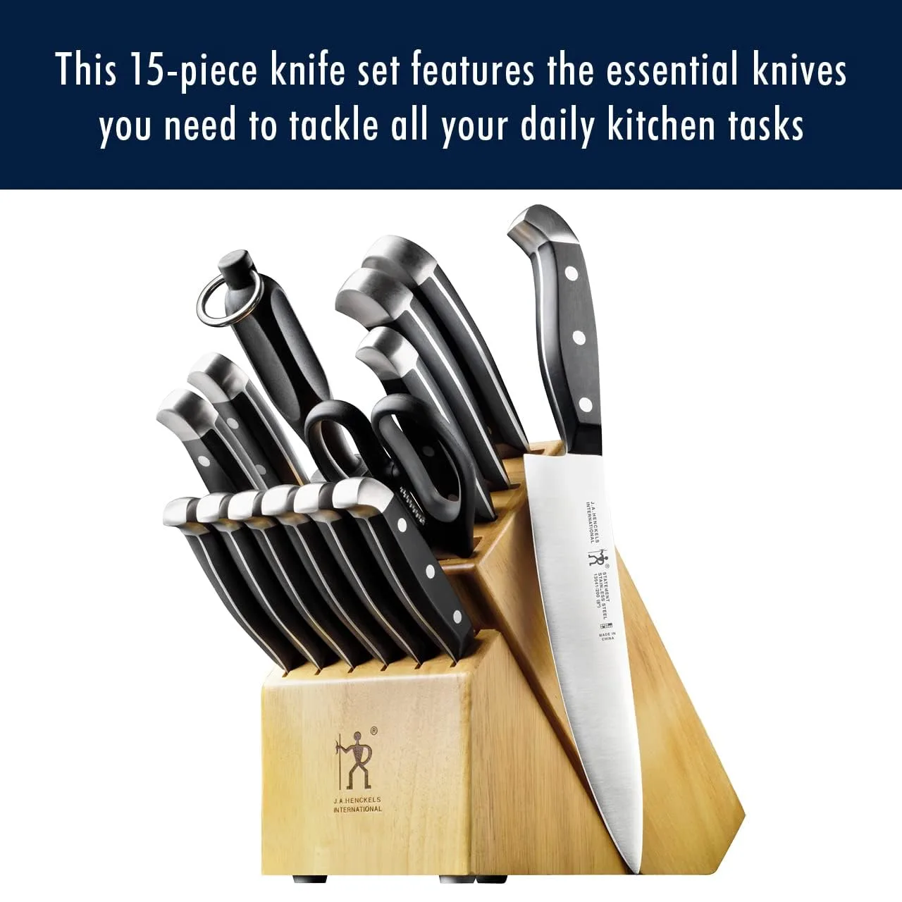 henckels knife block set 2