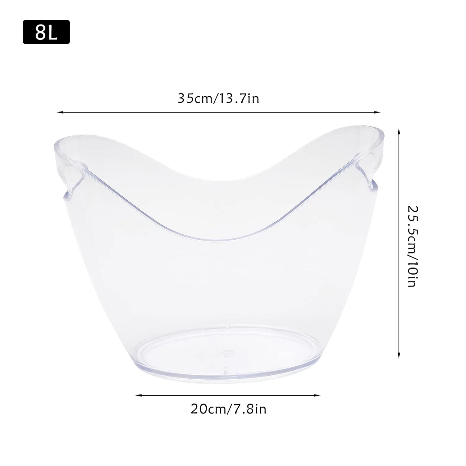 ice bucket acrylic drink 2