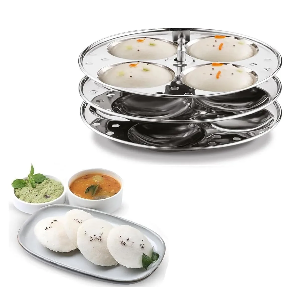 idli steamer stainless steel 1