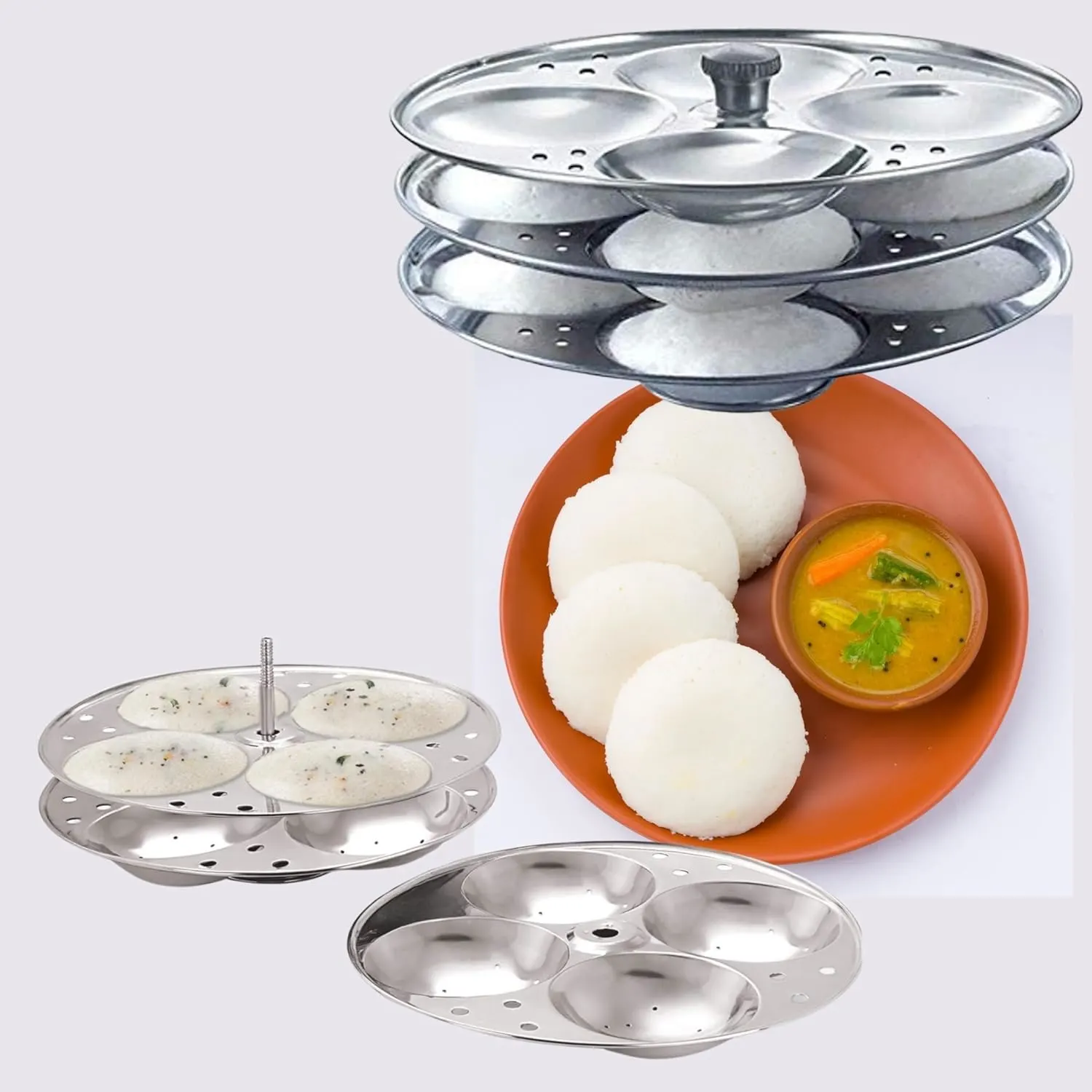 idli steamer stainless steel 2