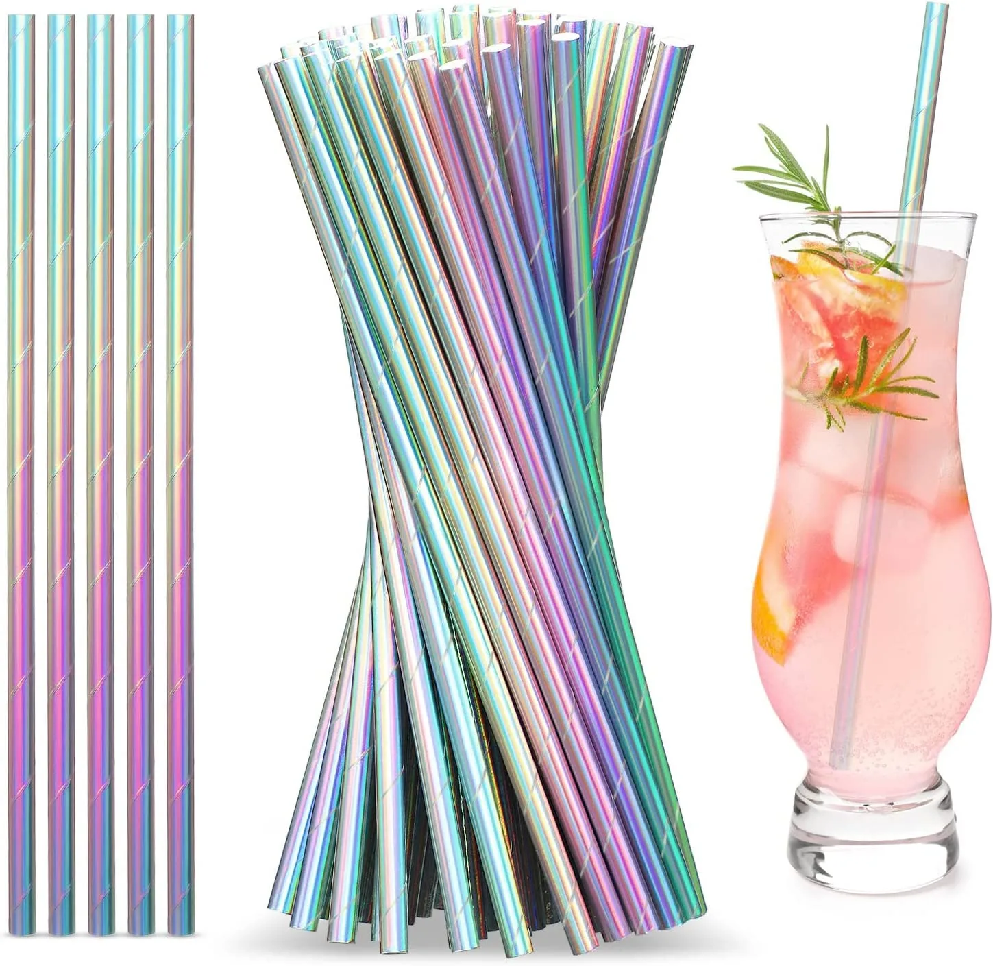 iridescent paper straws 1