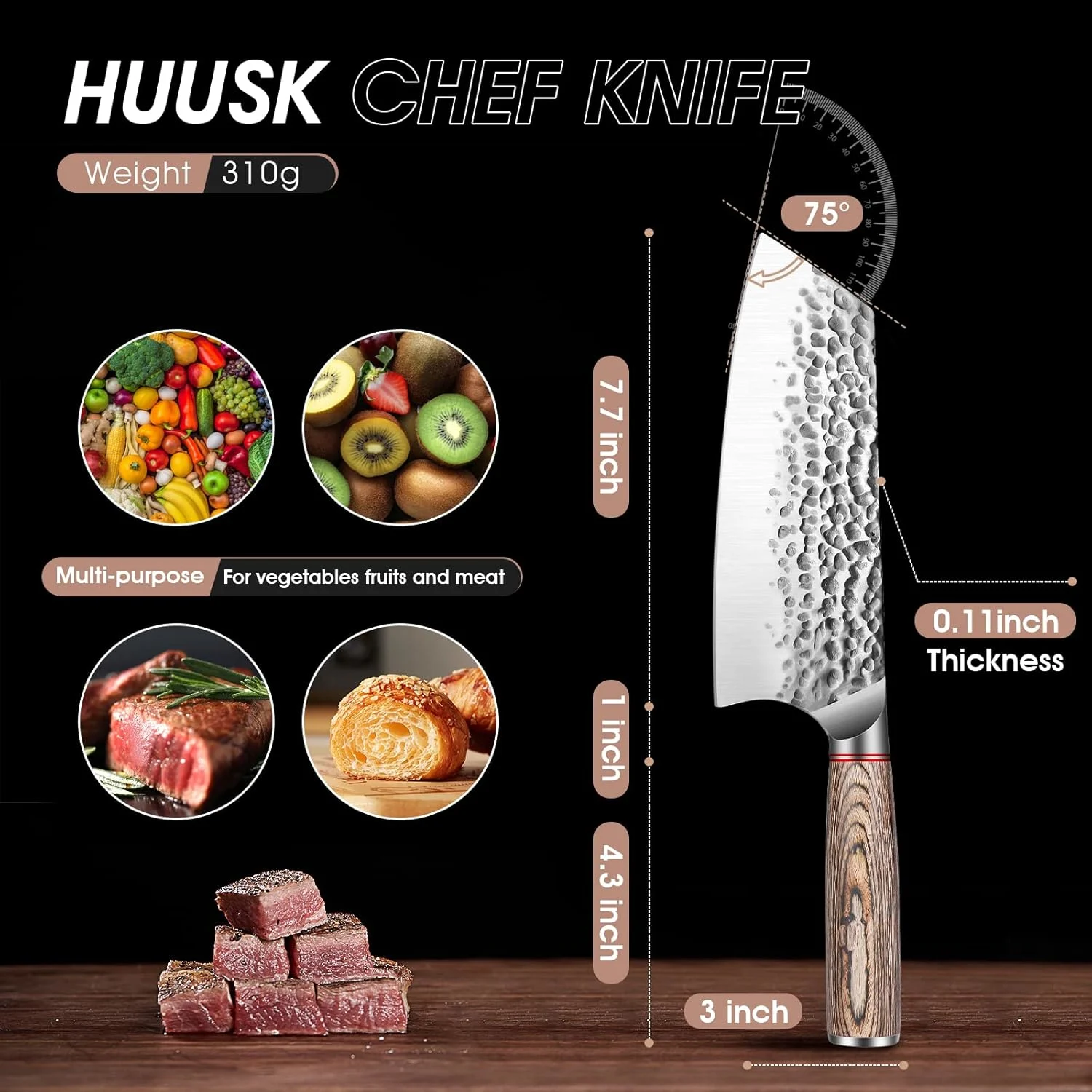 japanese cleaver butcher knife 2