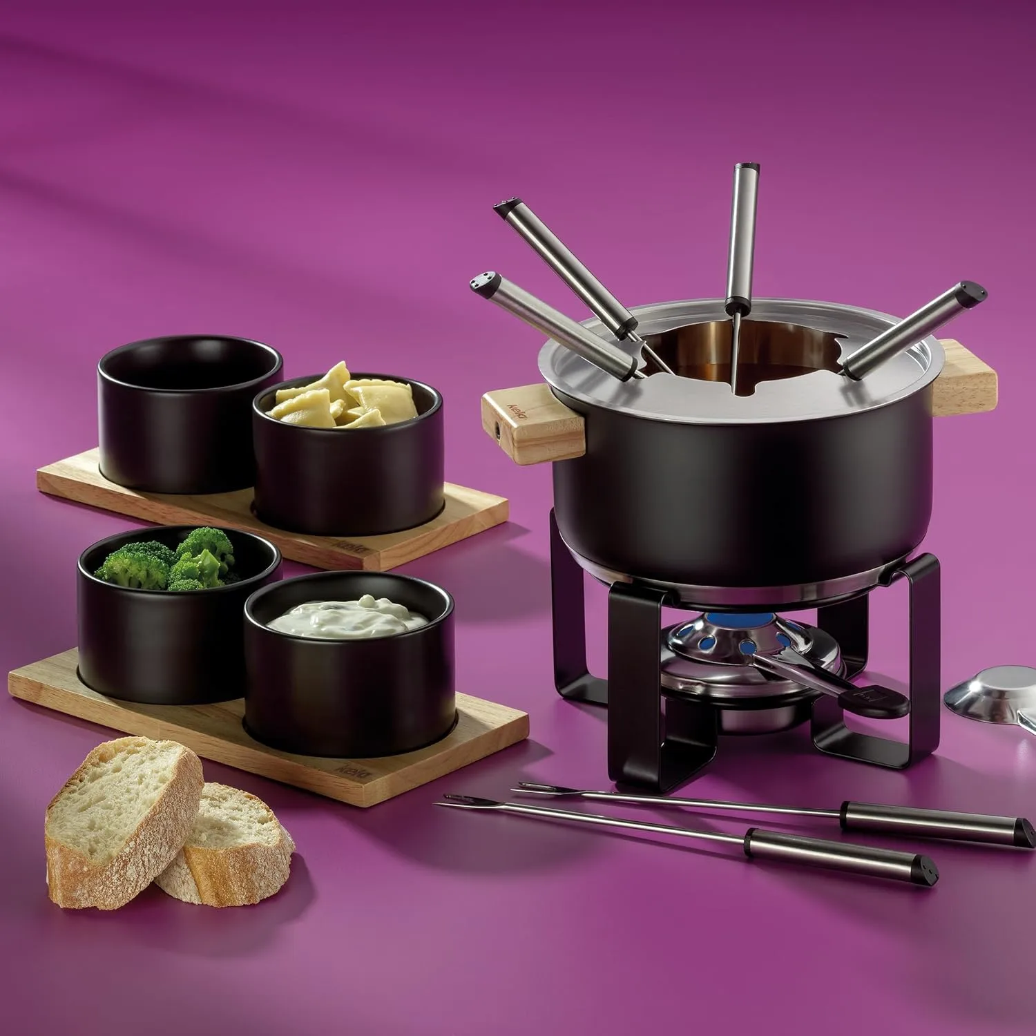 kela fondue set induction 2