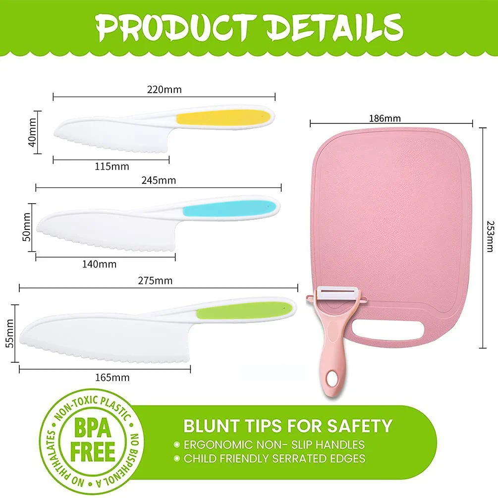 kids knives safe cutting 2