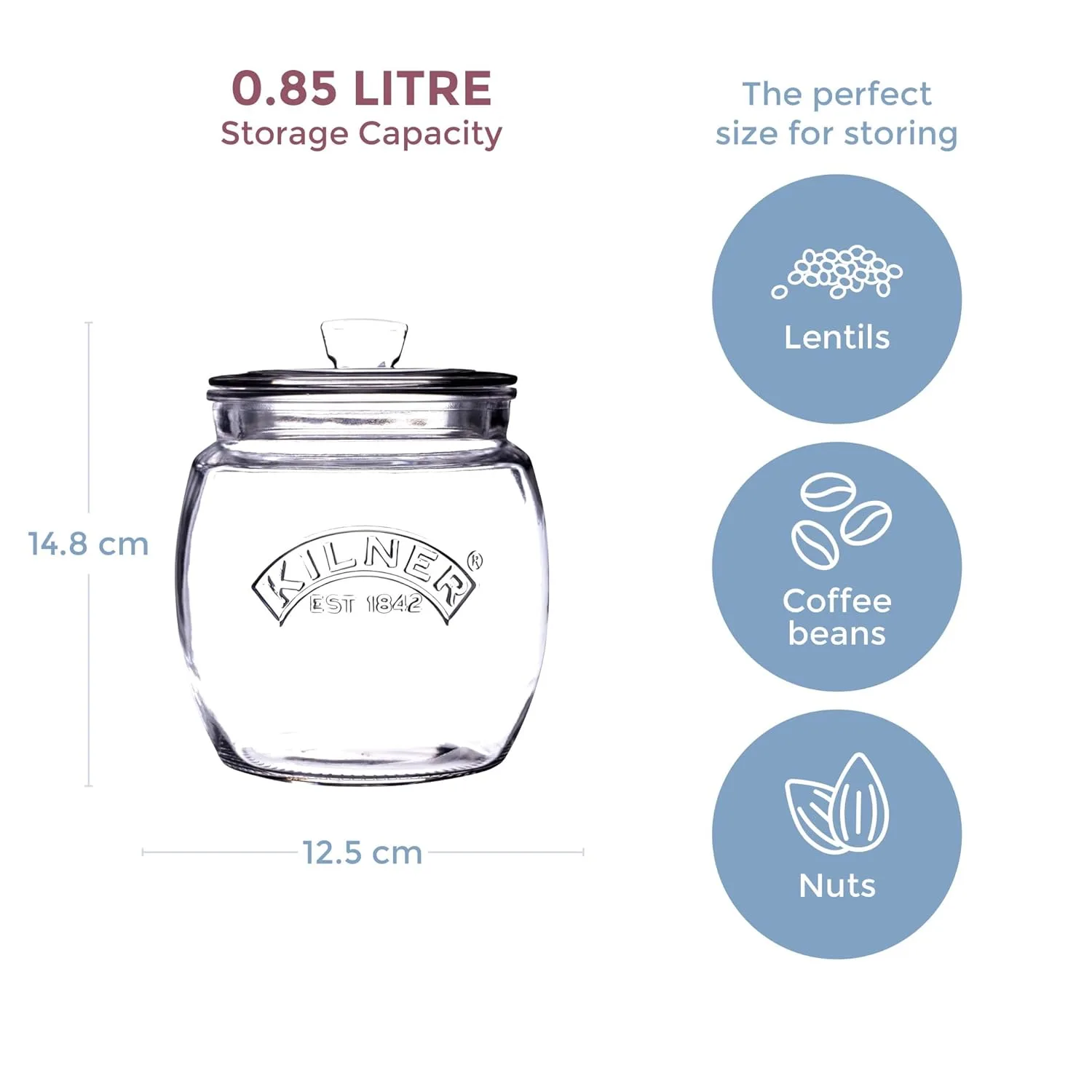 kilner glass storage jar 2