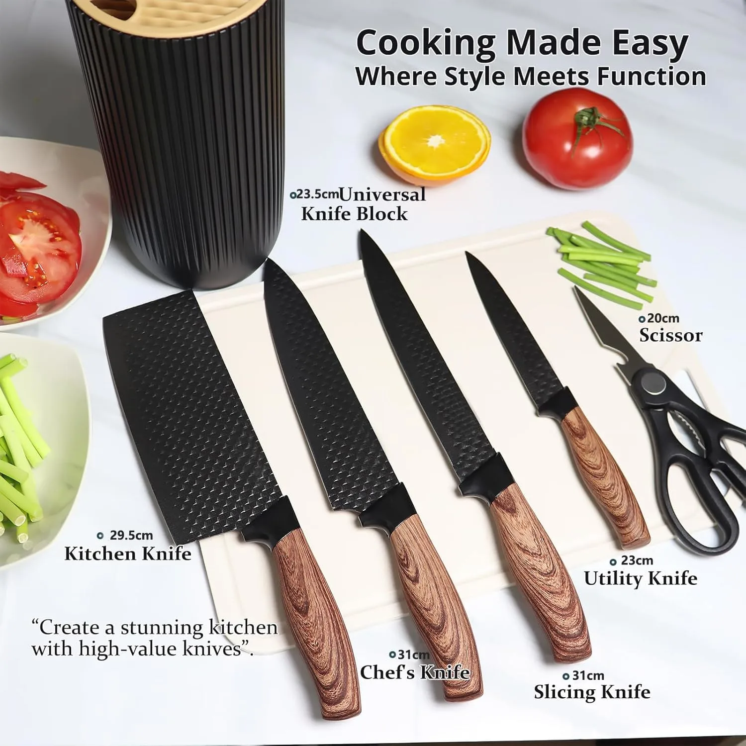 knife set kitchen piece 2