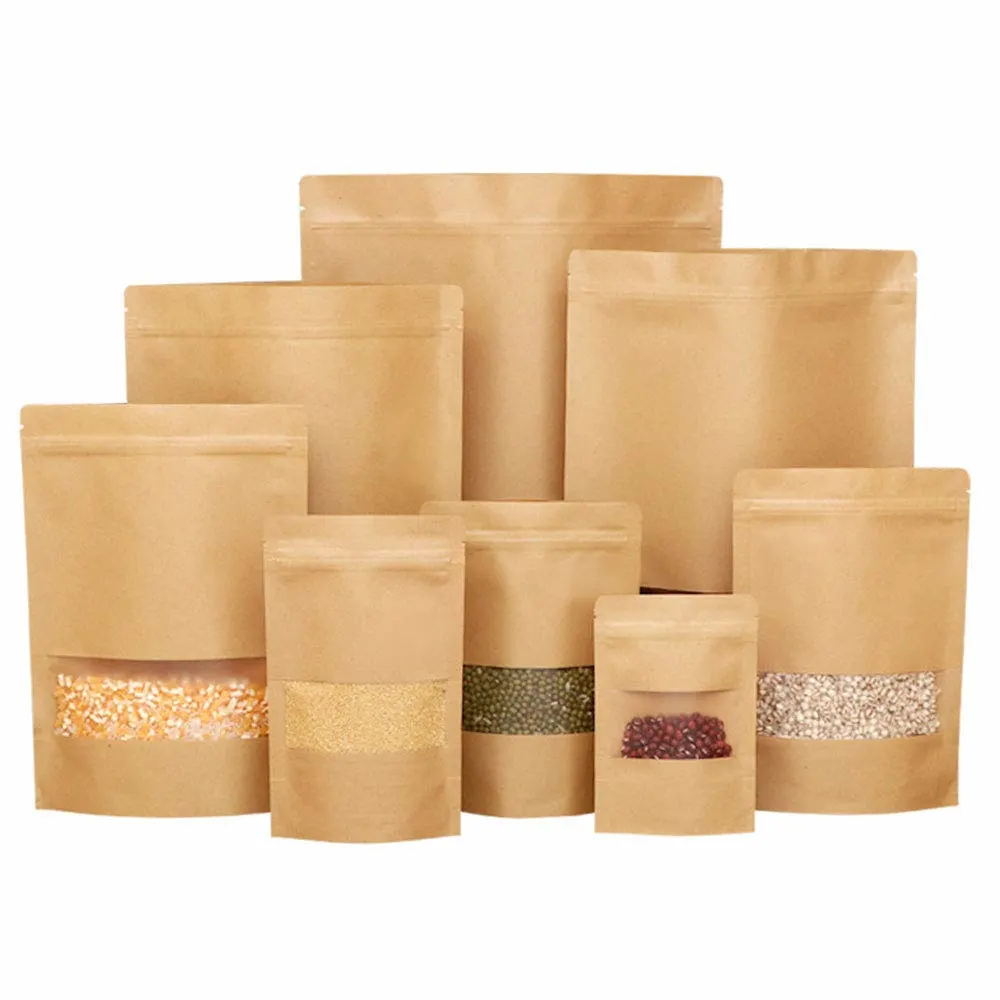 kraft bags window 1