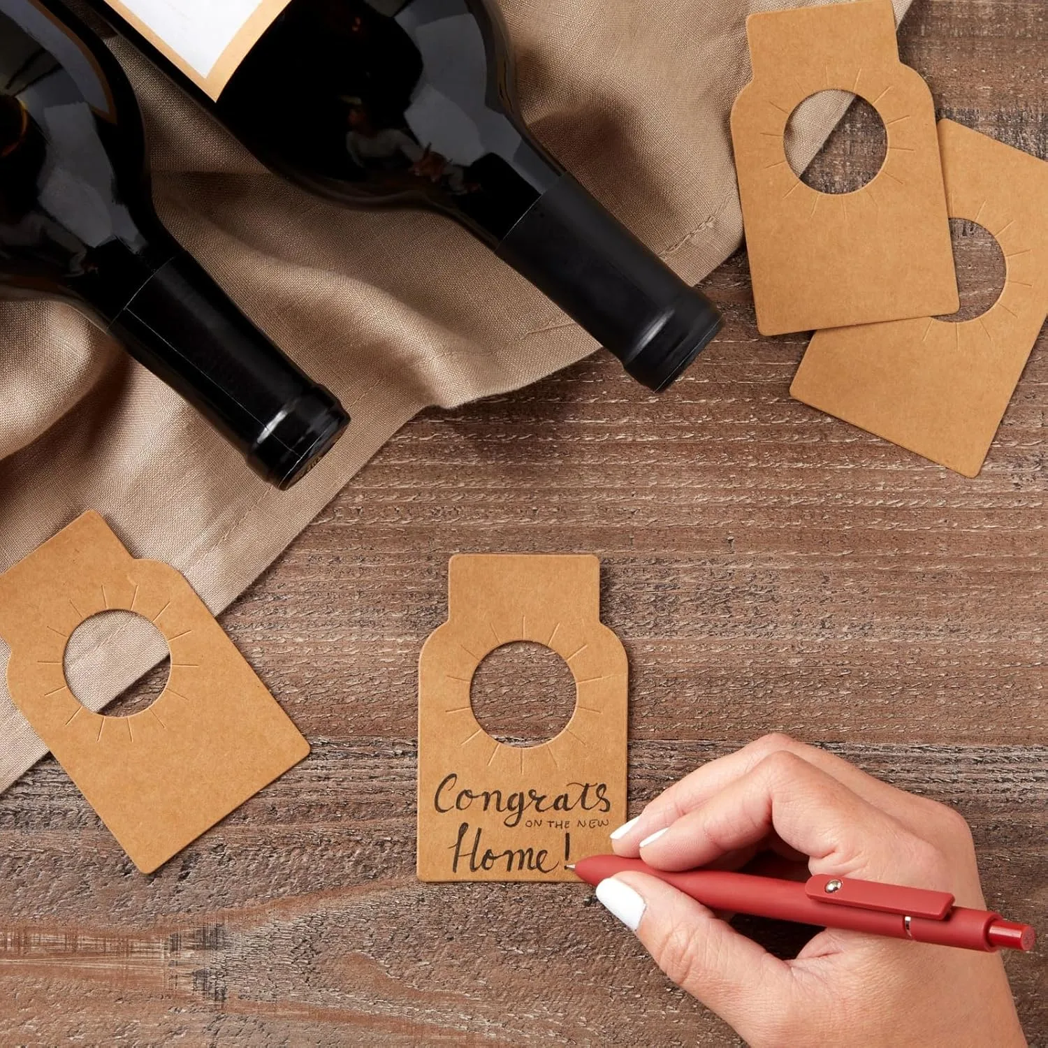 kraft wine bottle tags 2