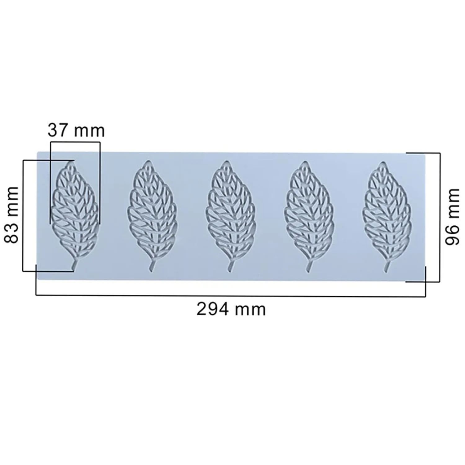 leaf candy mold 2
