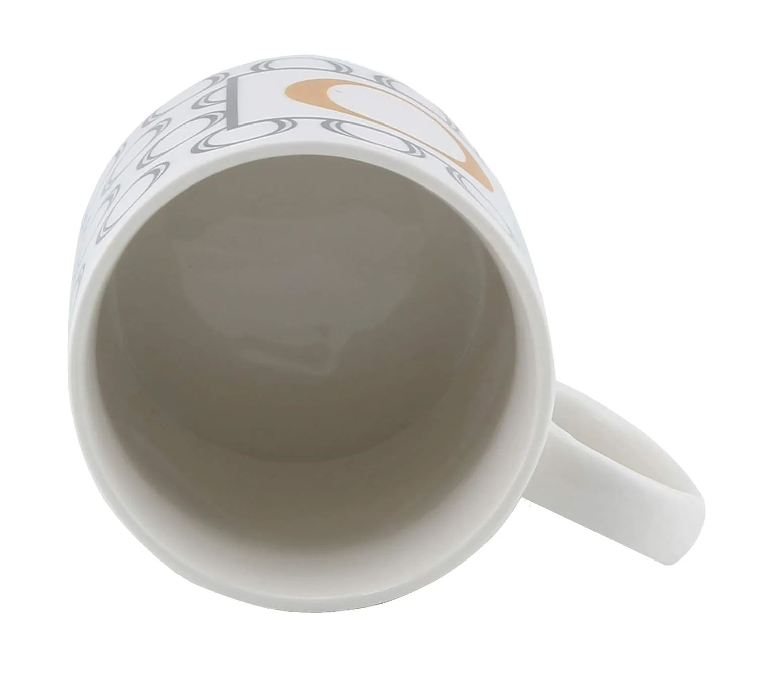 letter a coffee mug 2